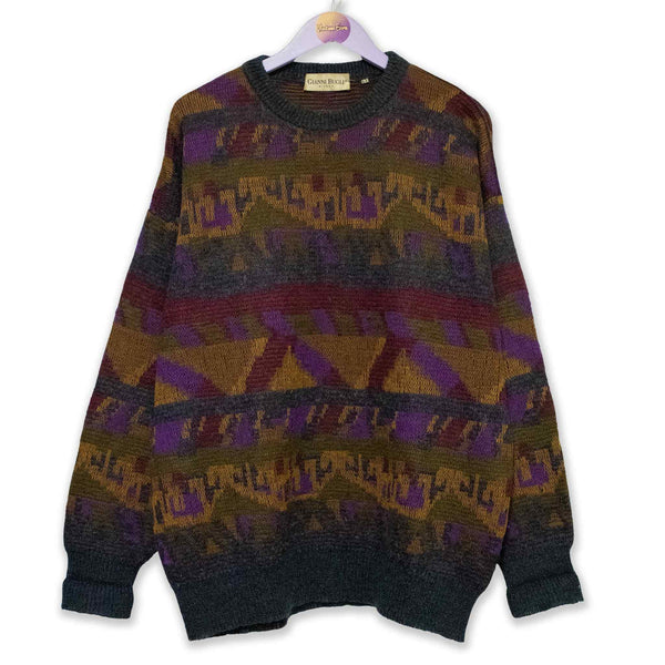 Vintage wool blend sweater - Size L/XL