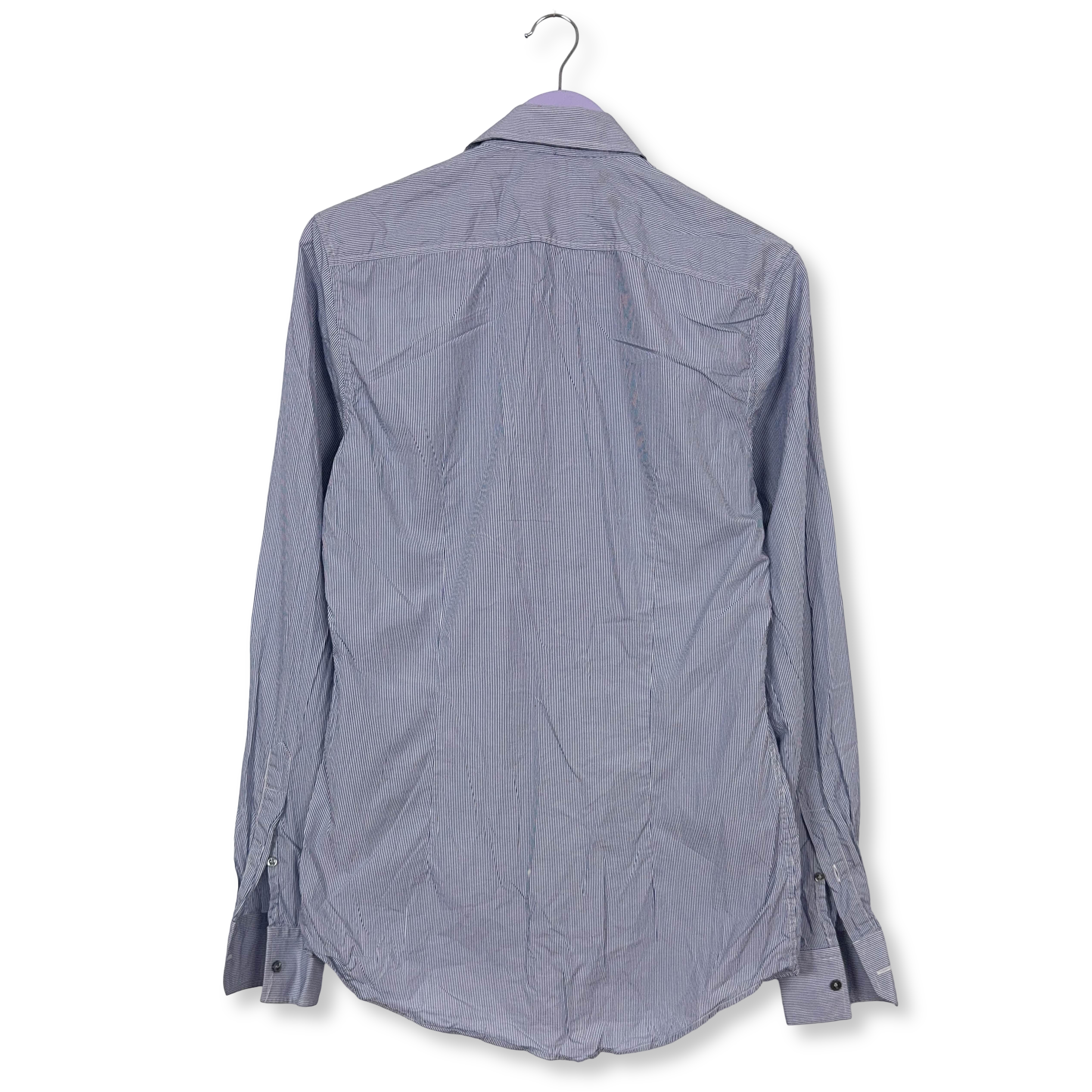 Camicia Gucci classic a righe blu e bianca - Taglia 37 - 14 1/2 uomo