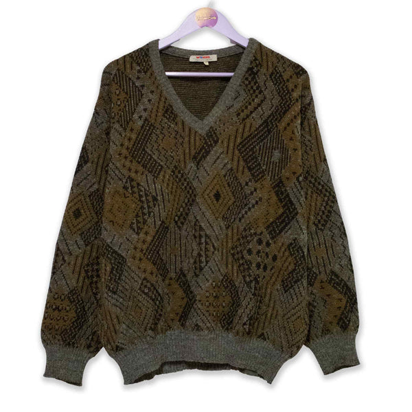 Vintage sweater 46% wool - Size L/XL