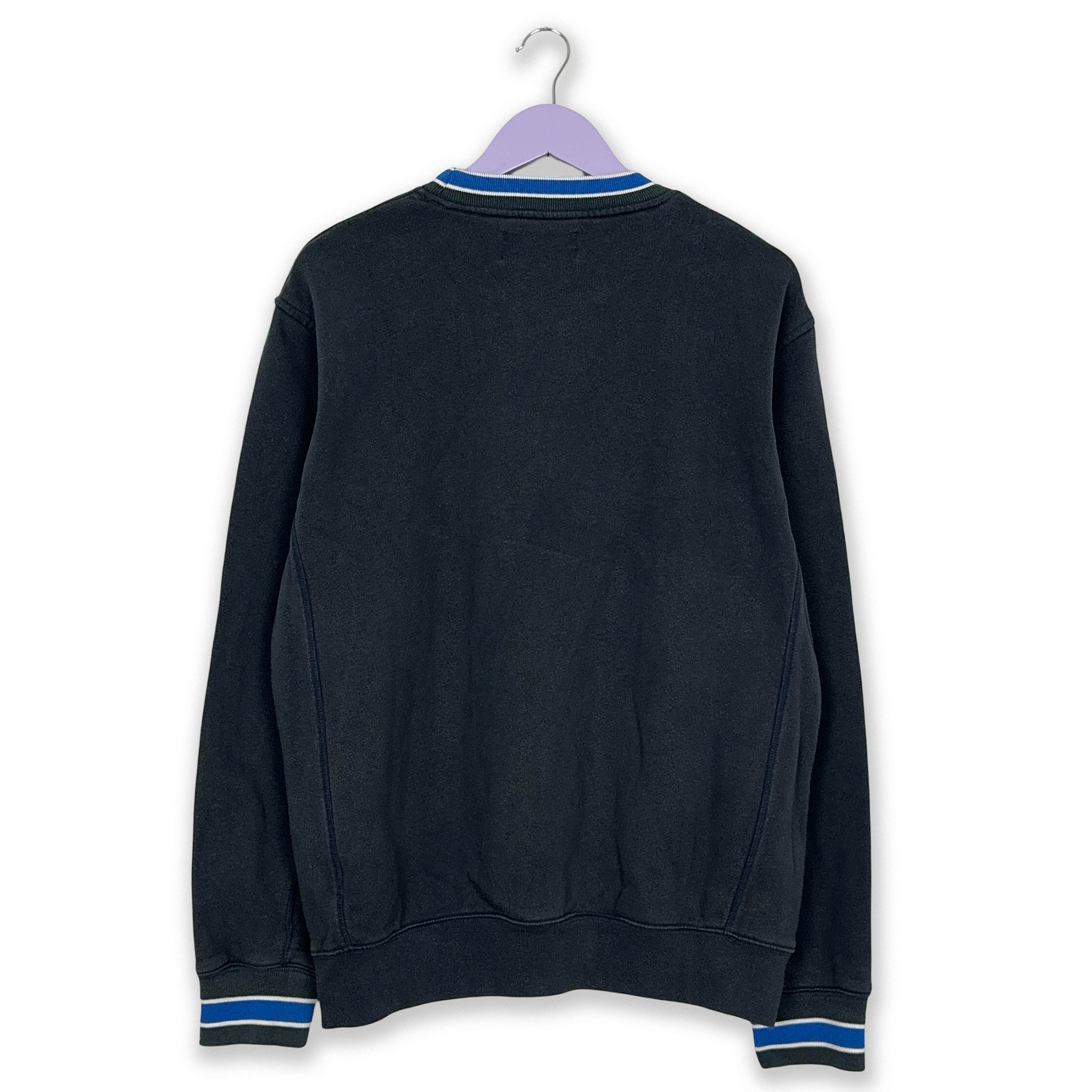 Felpa Kappa Vintage blu scuro a girocollo anni 2000 - Taglia L/XL uomo