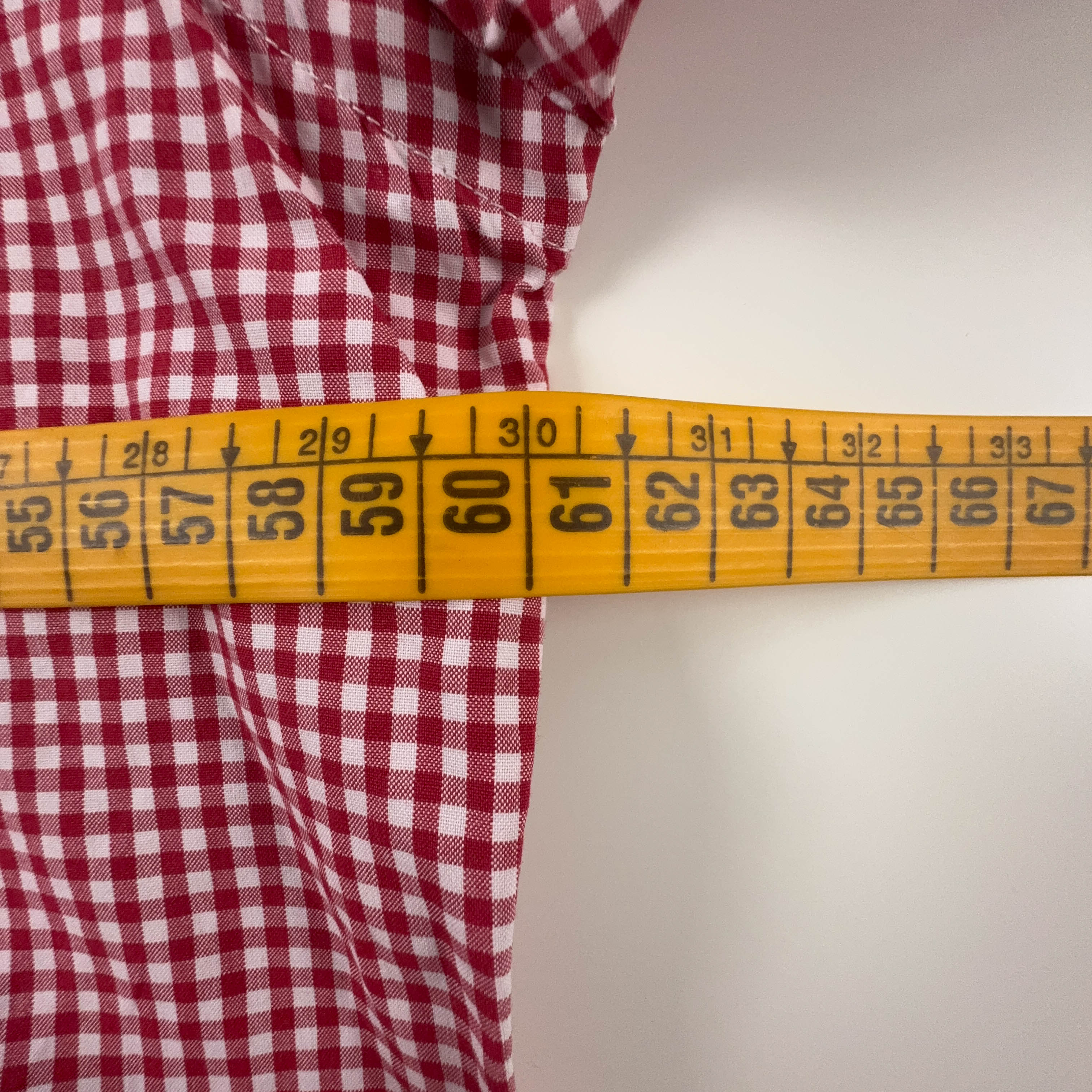 Camicia Ralph Lauren a quadri rossa e bianca in cotone custom fit - Taglia L/XL uomo