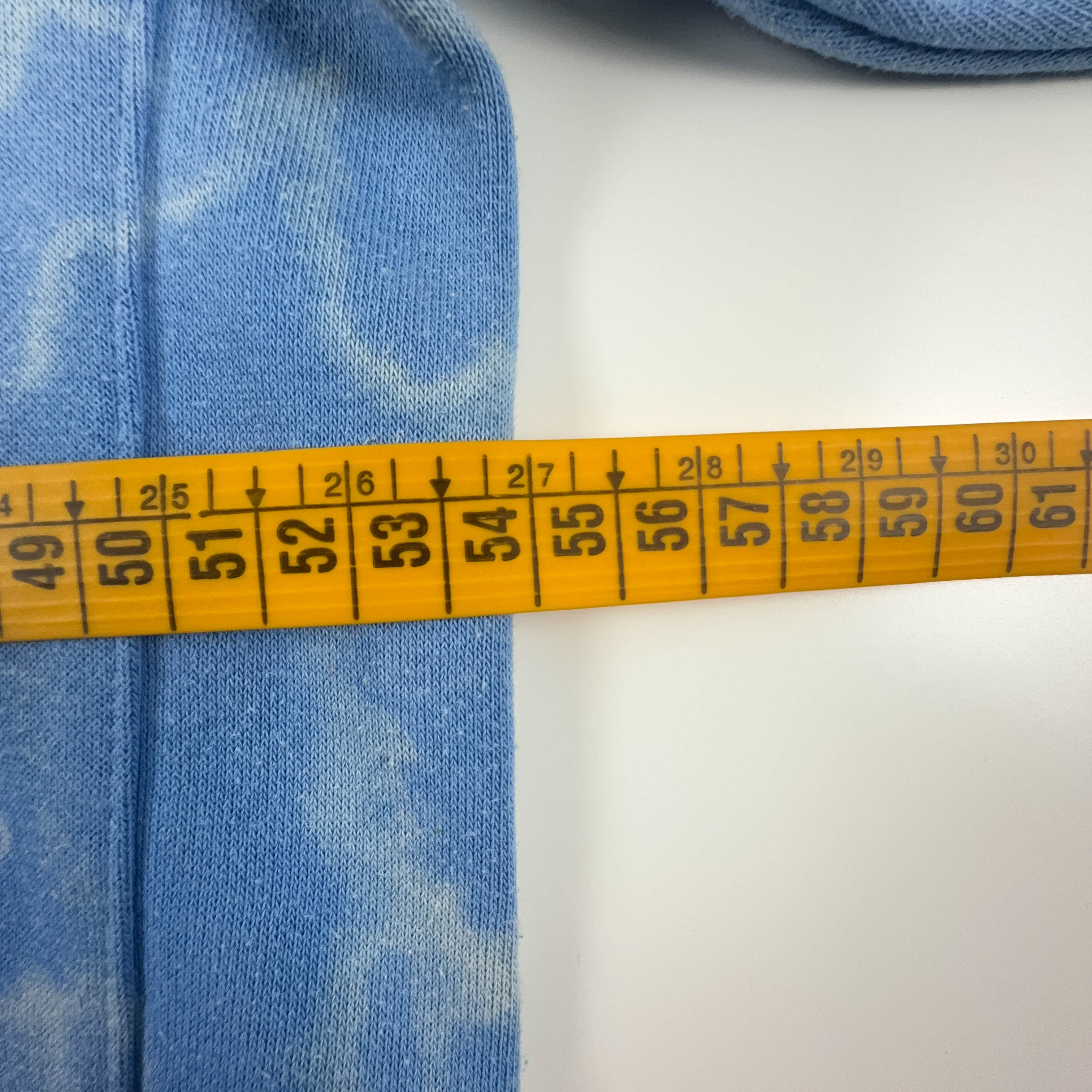 Felpa Nike Vintage blu Tie Dye a girocollo con ricamo - Taglia 173 uomo