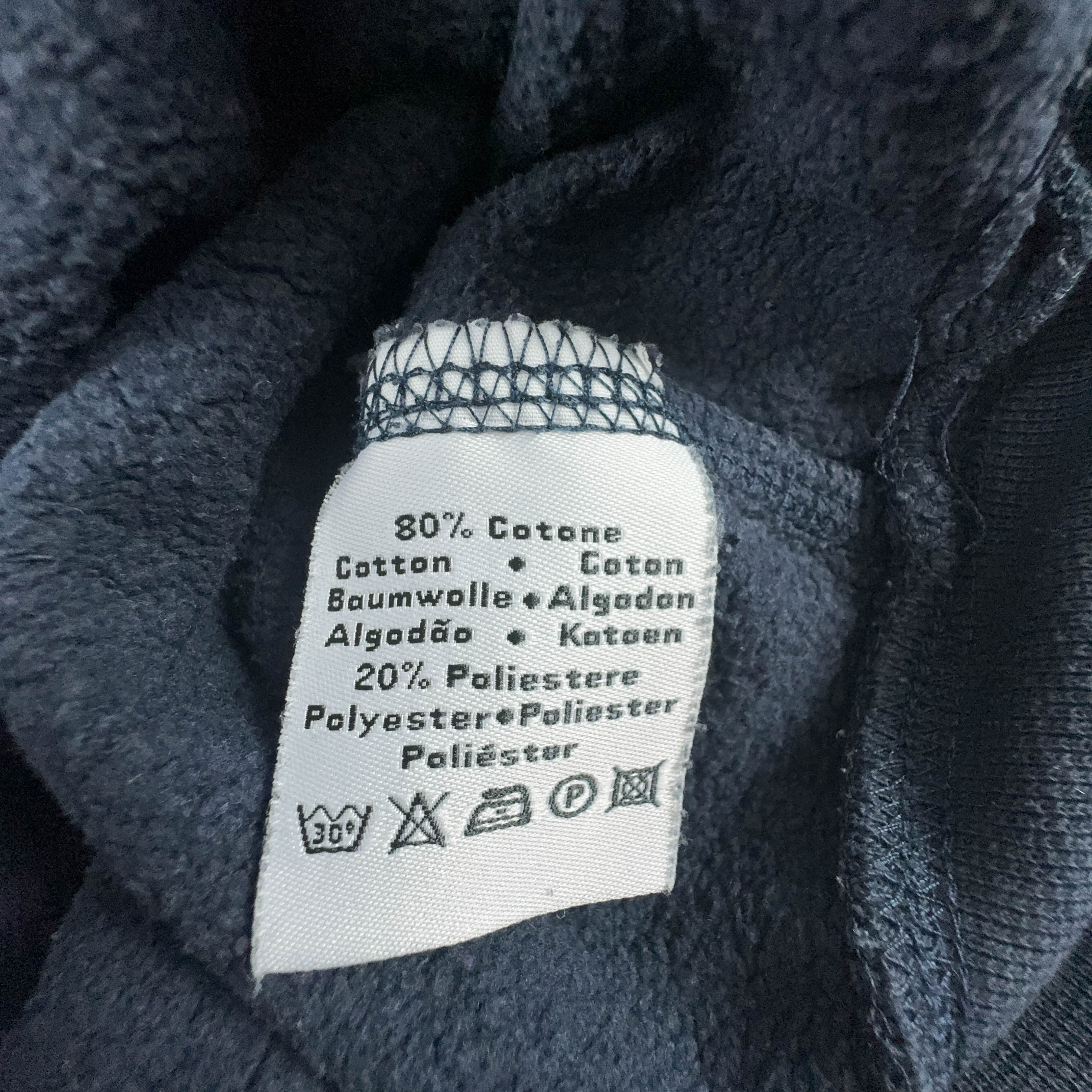 Felpa Kappa Vintage blu scuro a girocollo anni 2000 - Taglia L/XL uomo