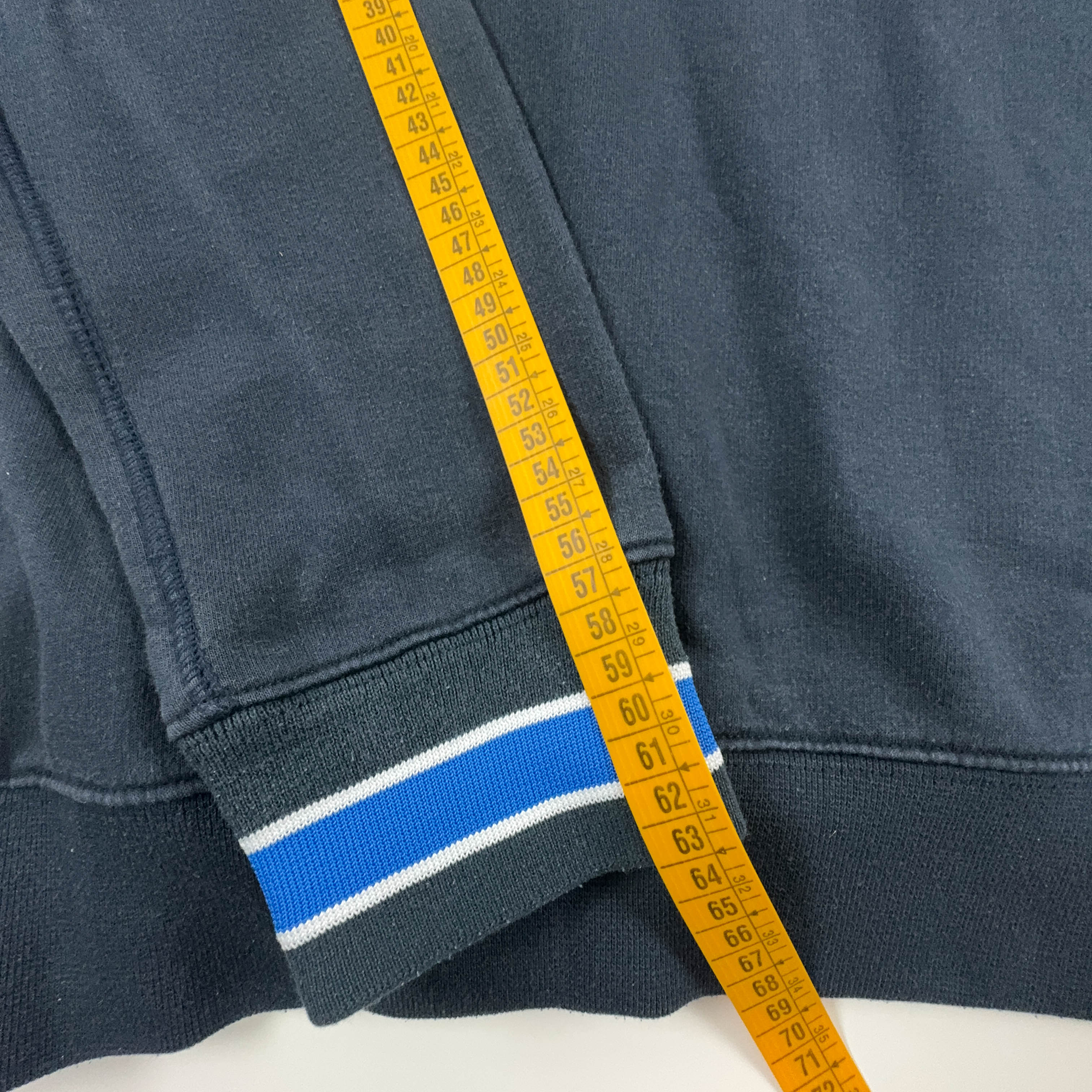Felpa Kappa Vintage blu scuro a girocollo anni 2000 - Taglia L/XL uomo