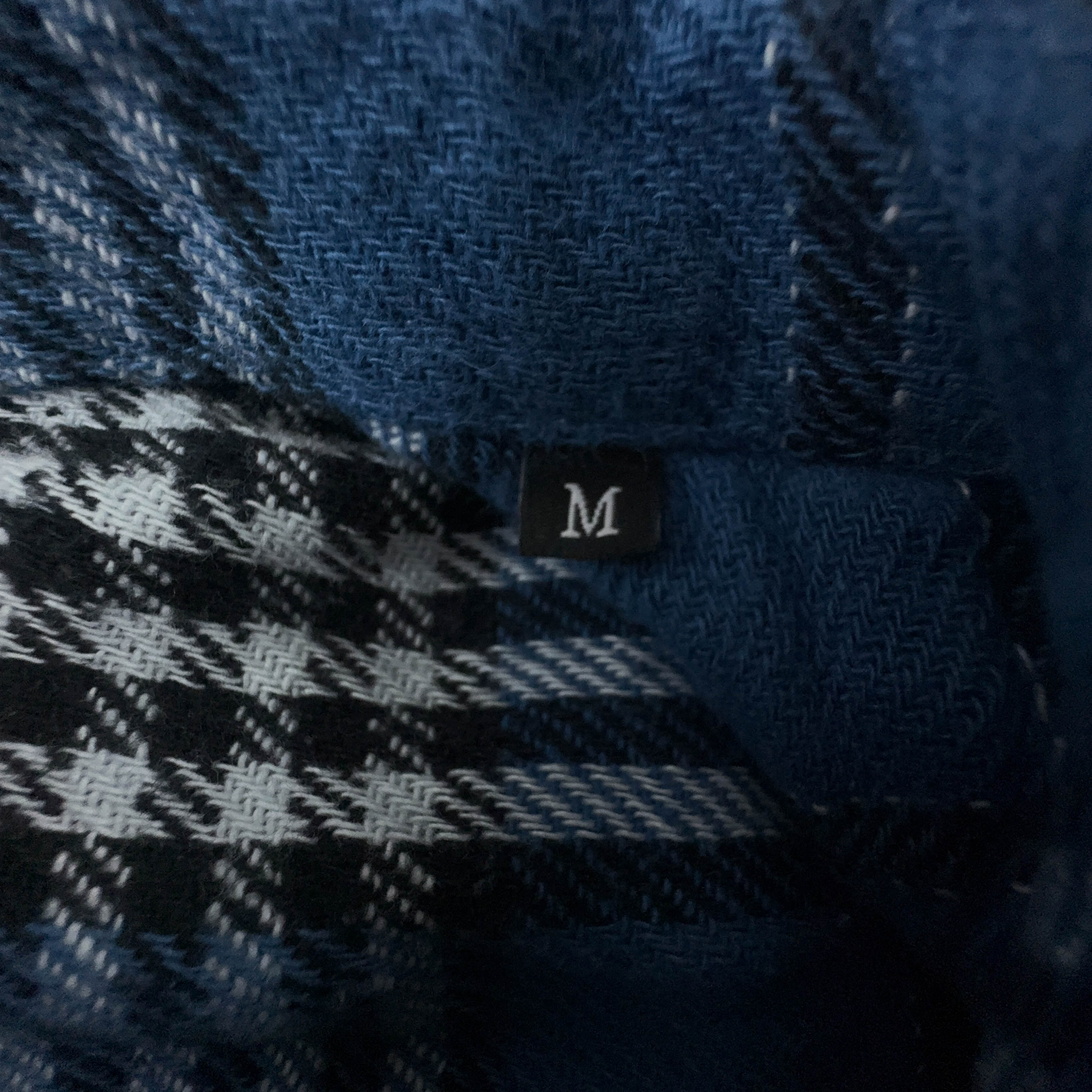 Camicia Diesel a quadri blu gialla e nera invernale con ricami - Taglia L uomo