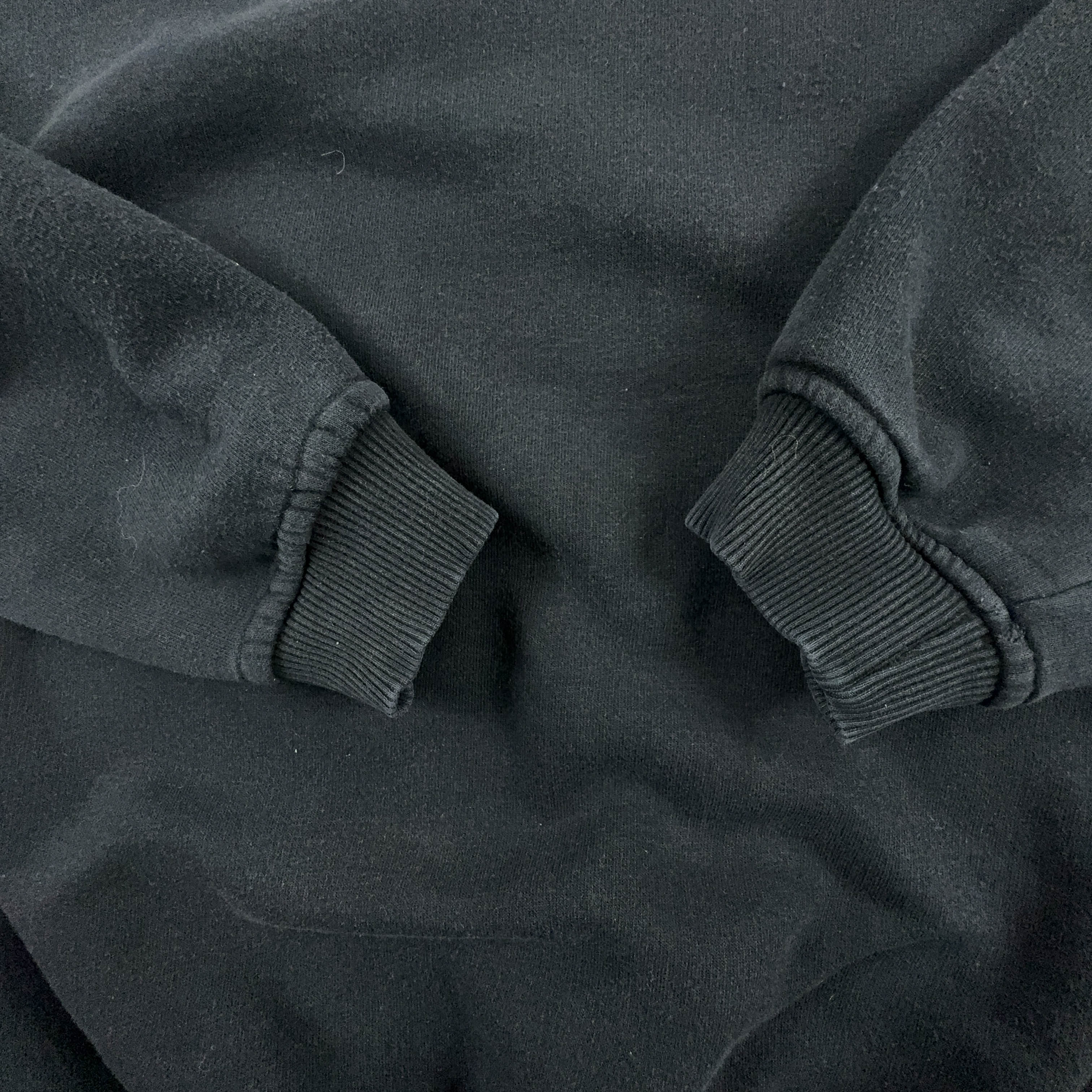 Felpa Fila Vintage nera a girocollo anni 2000 logo grande - Taglia L 53 54 uomo