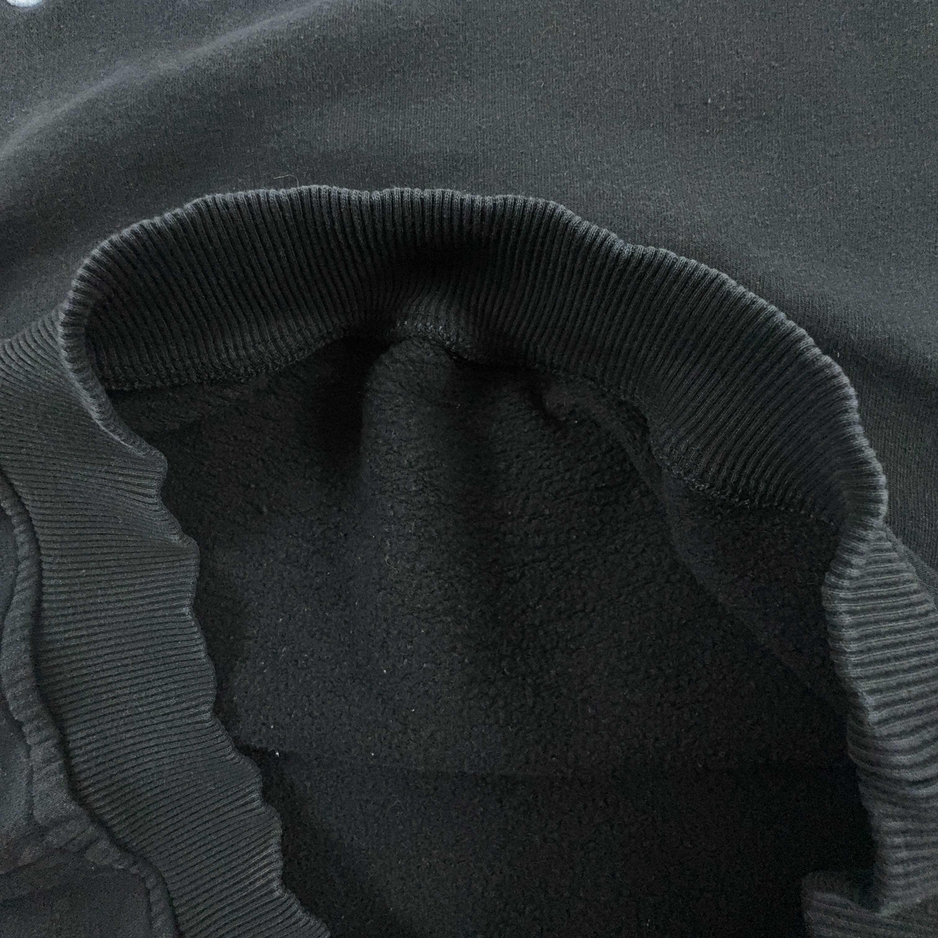 Felpa Fila Vintage nera a girocollo anni 2000 logo grande - Taglia L 53 54 uomo