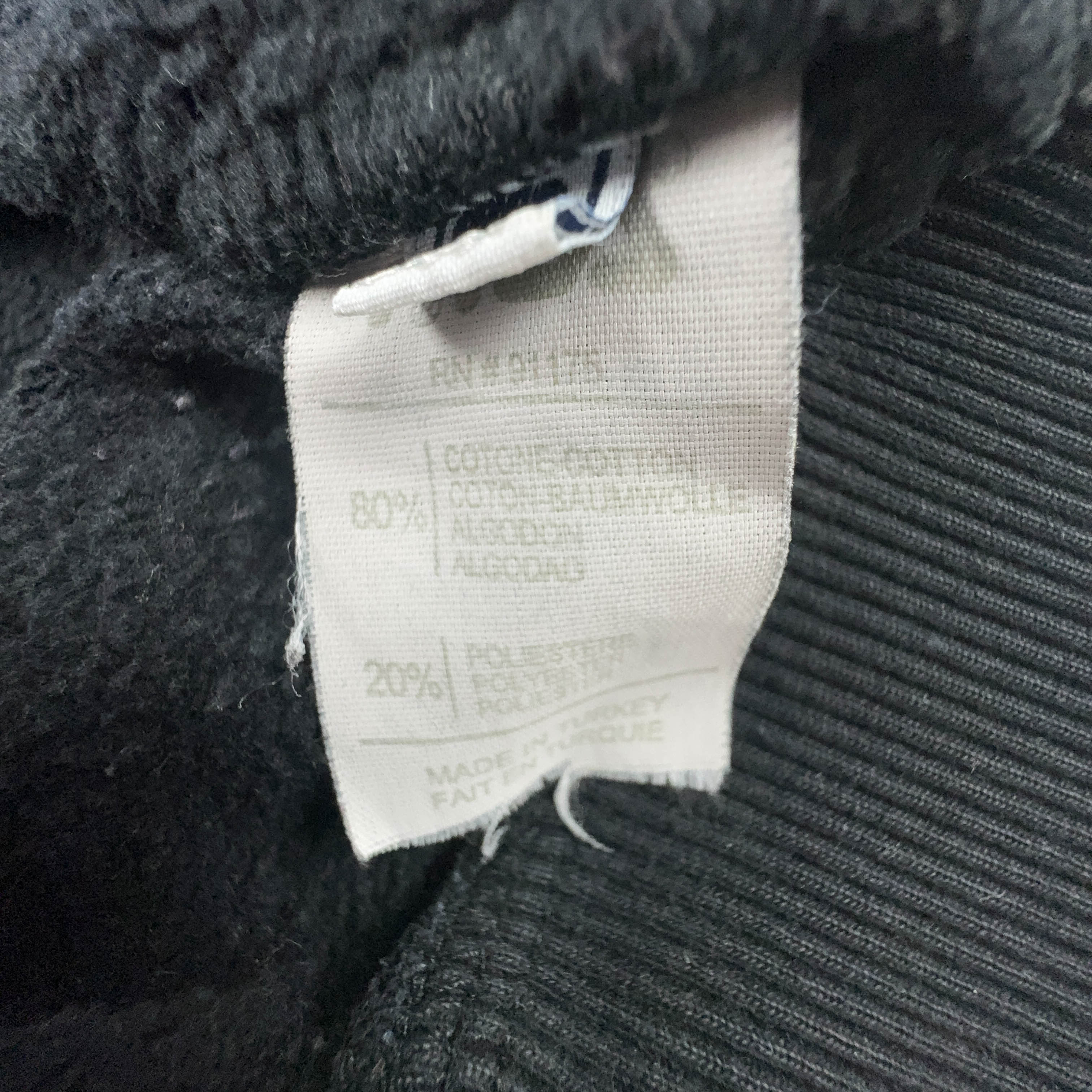 Felpa Fila Vintage nera a girocollo anni 2000 logo grande - Taglia L 53 54 uomo