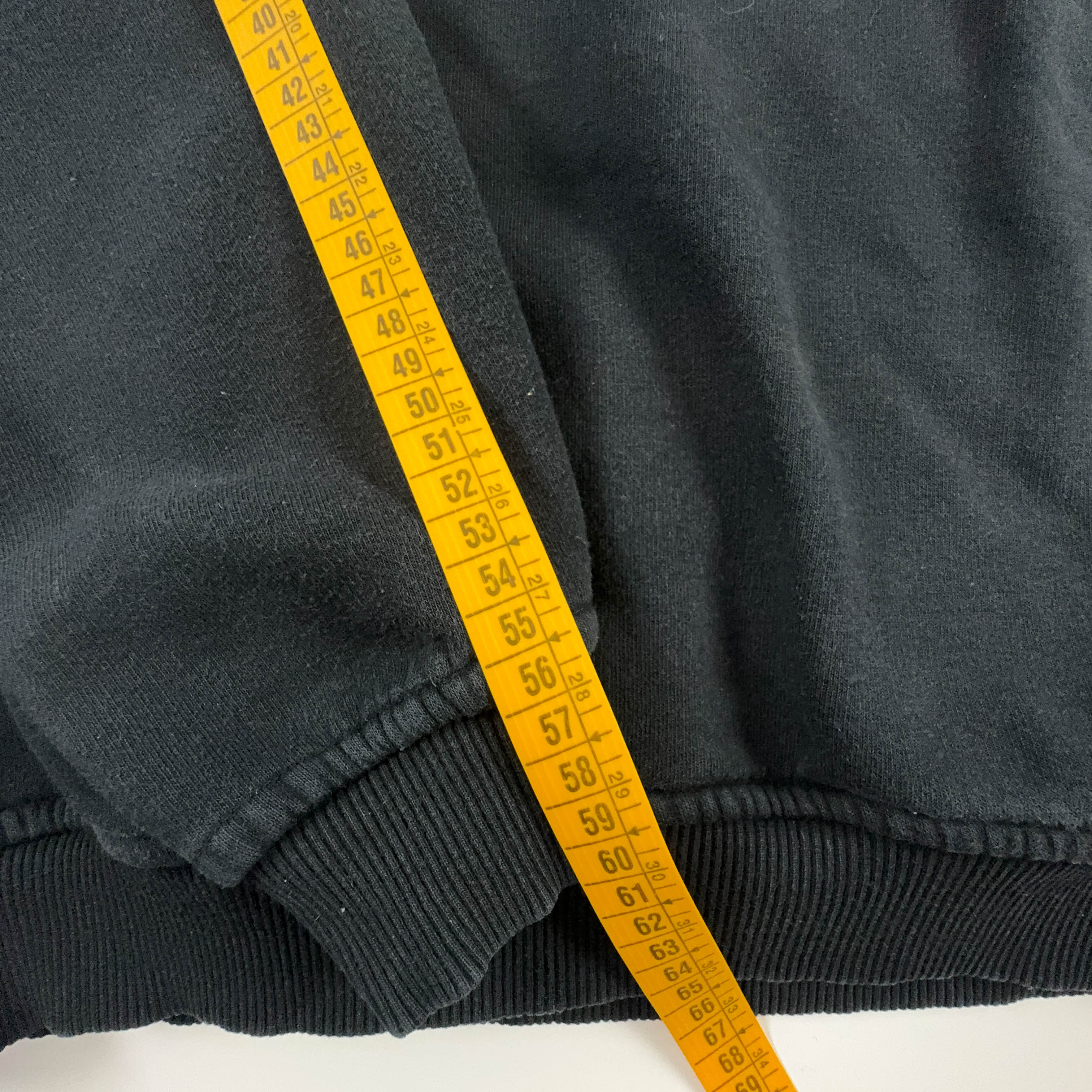 Felpa Fila Vintage nera a girocollo anni 2000 logo grande - Taglia L 53 54 uomo