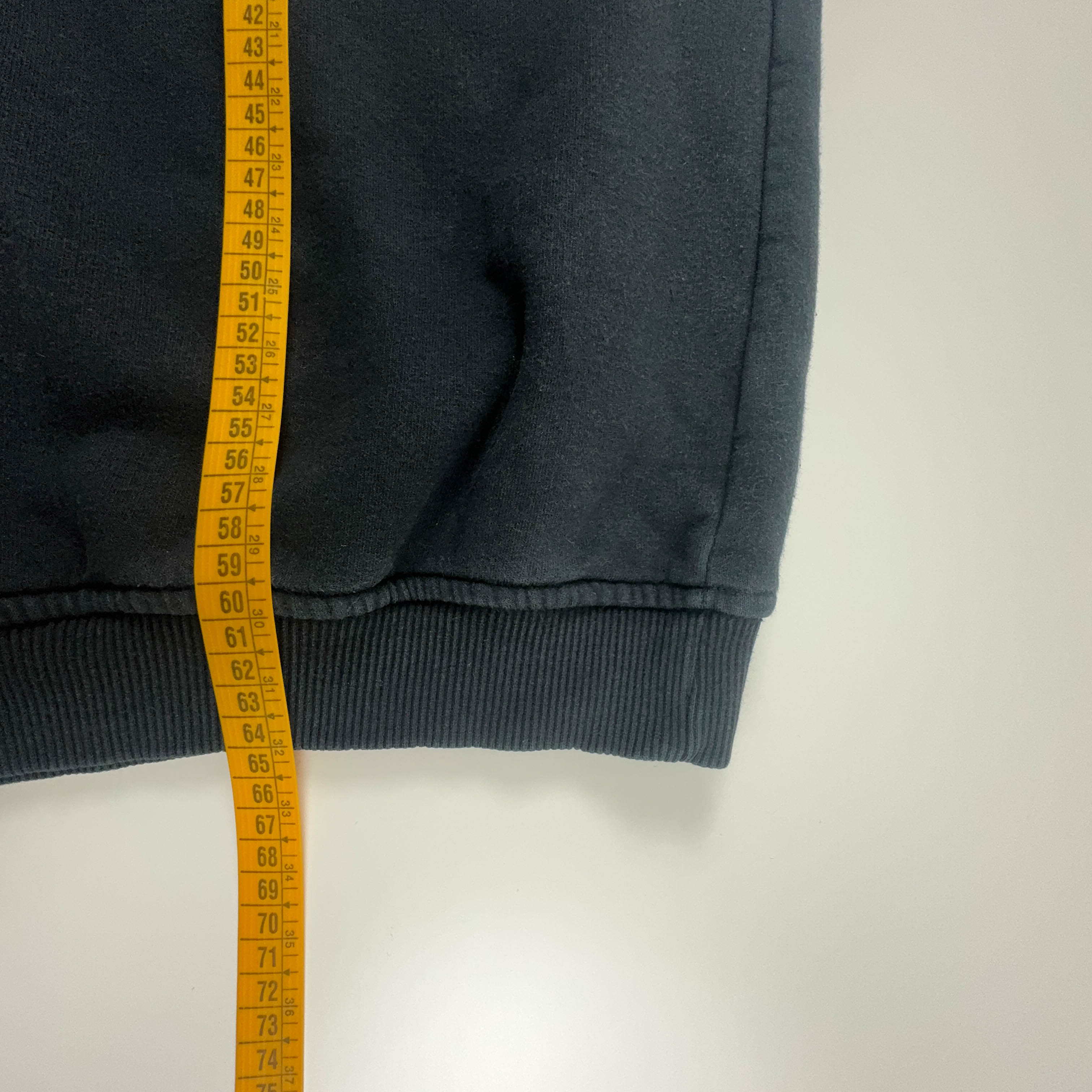 Felpa Fila Vintage nera a girocollo anni 2000 logo grande - Taglia L 53 54 uomo