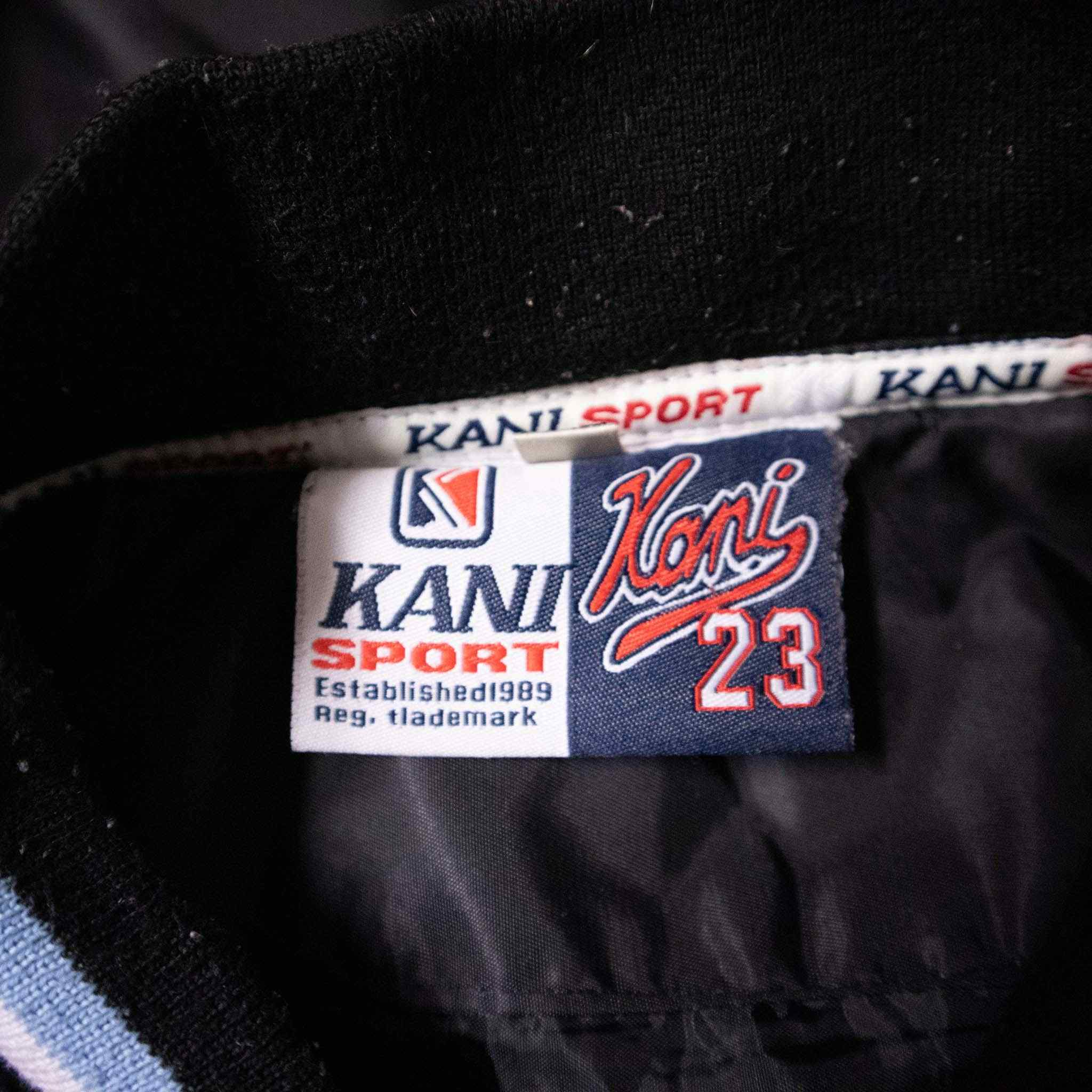 Kani23 Vintage Brooklin NYC black bomber jacket - Size XXL