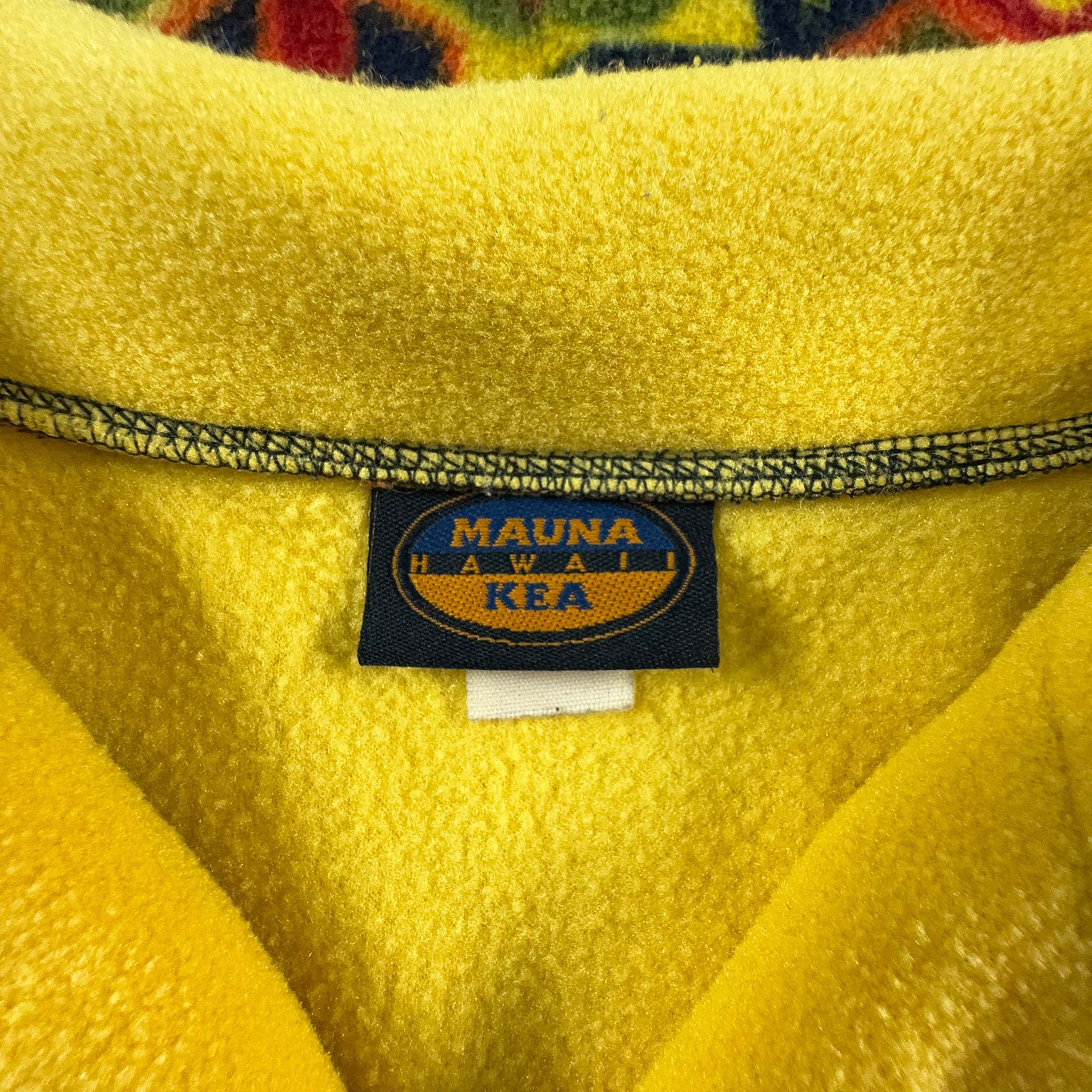 Pile Mauna Kea Vintage giallo a fantasia - Taglia XL/XXL