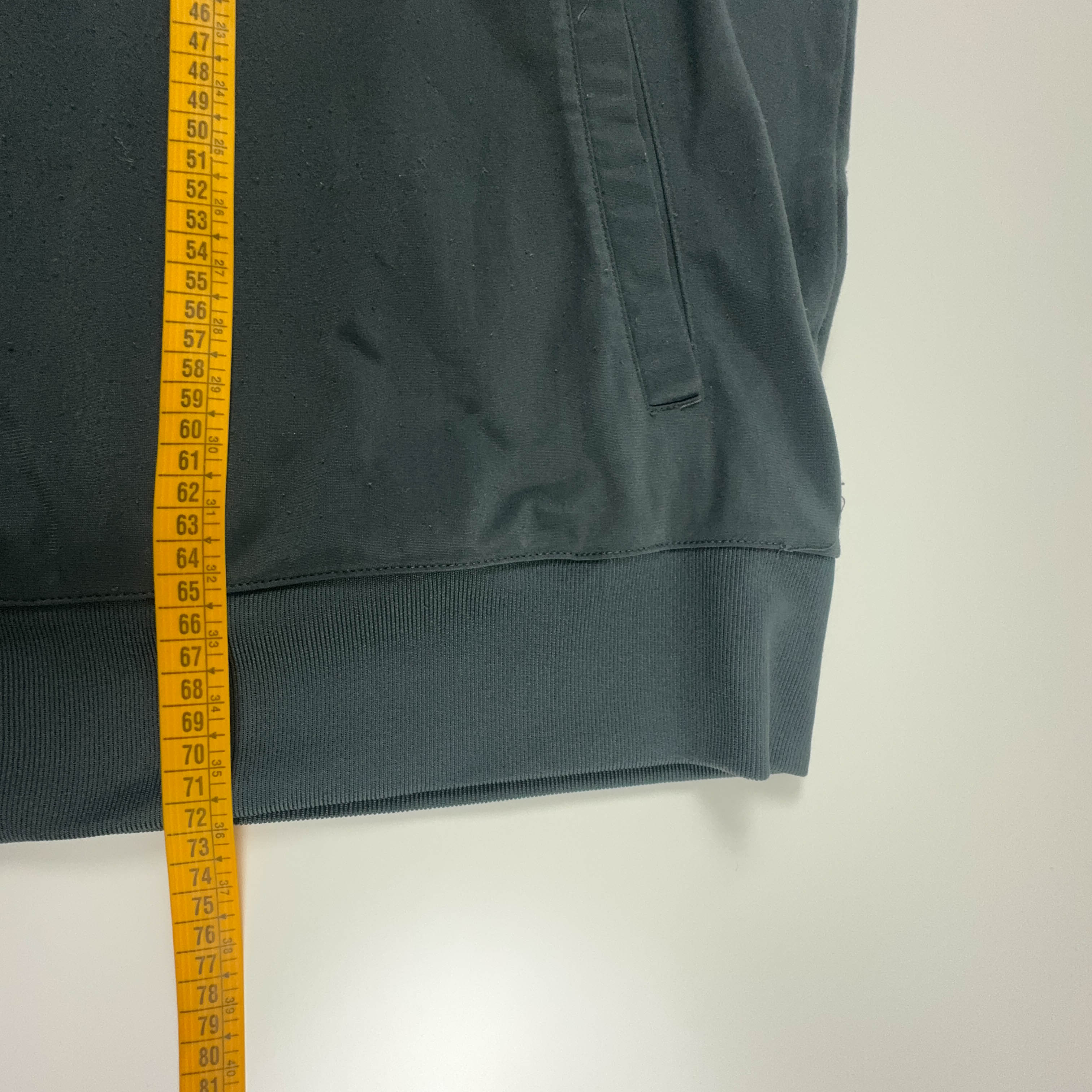 Felpa Nike Vintage nera e grigia con zip anni 2000 - Taglia XL/XXL uomo