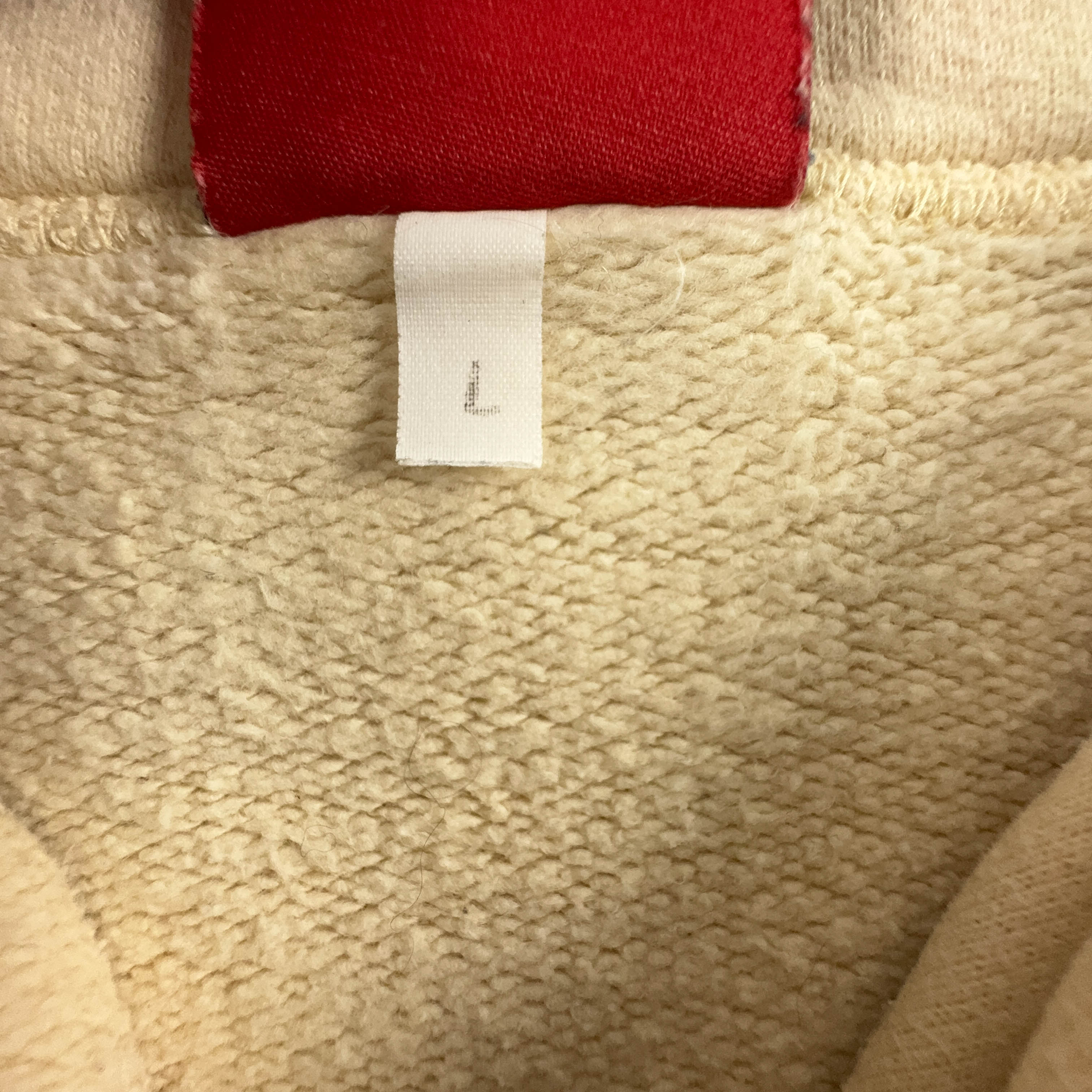 Felpa Best Company Vintage beige quarter zip anni 80/90 - Taglia L/XL uomo
