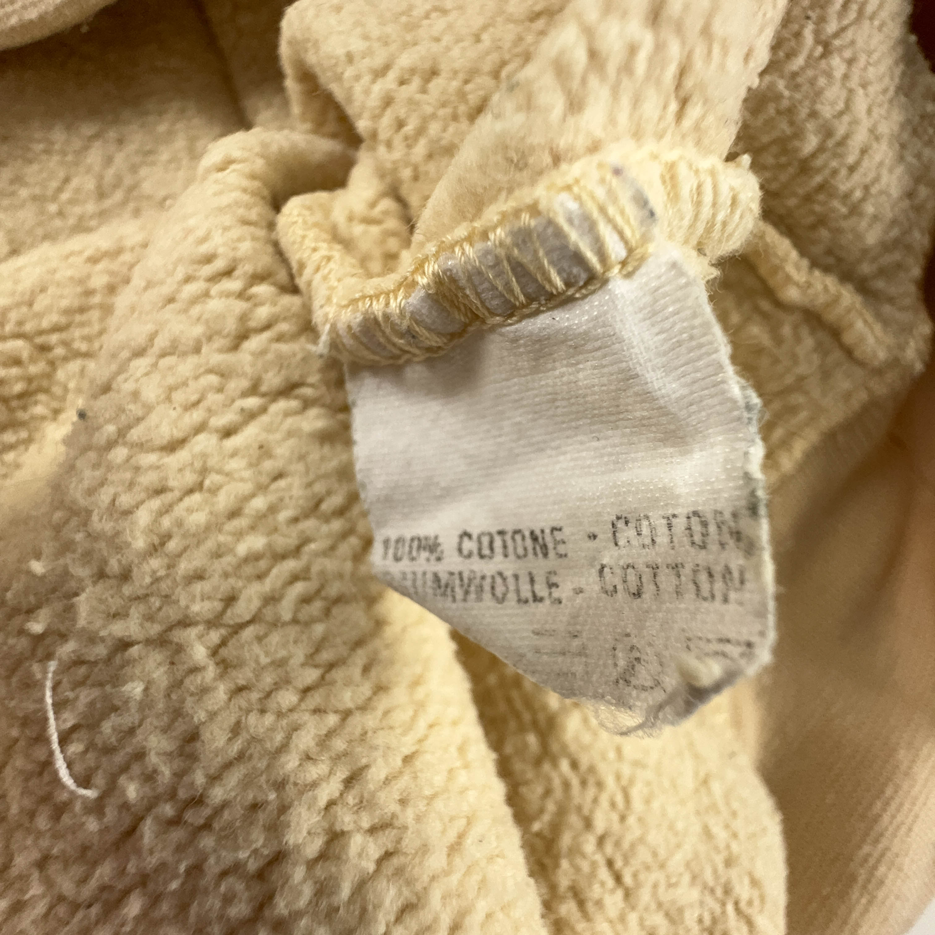 Felpa Best Company Vintage beige quarter zip anni 80/90 - Taglia L/XL uomo