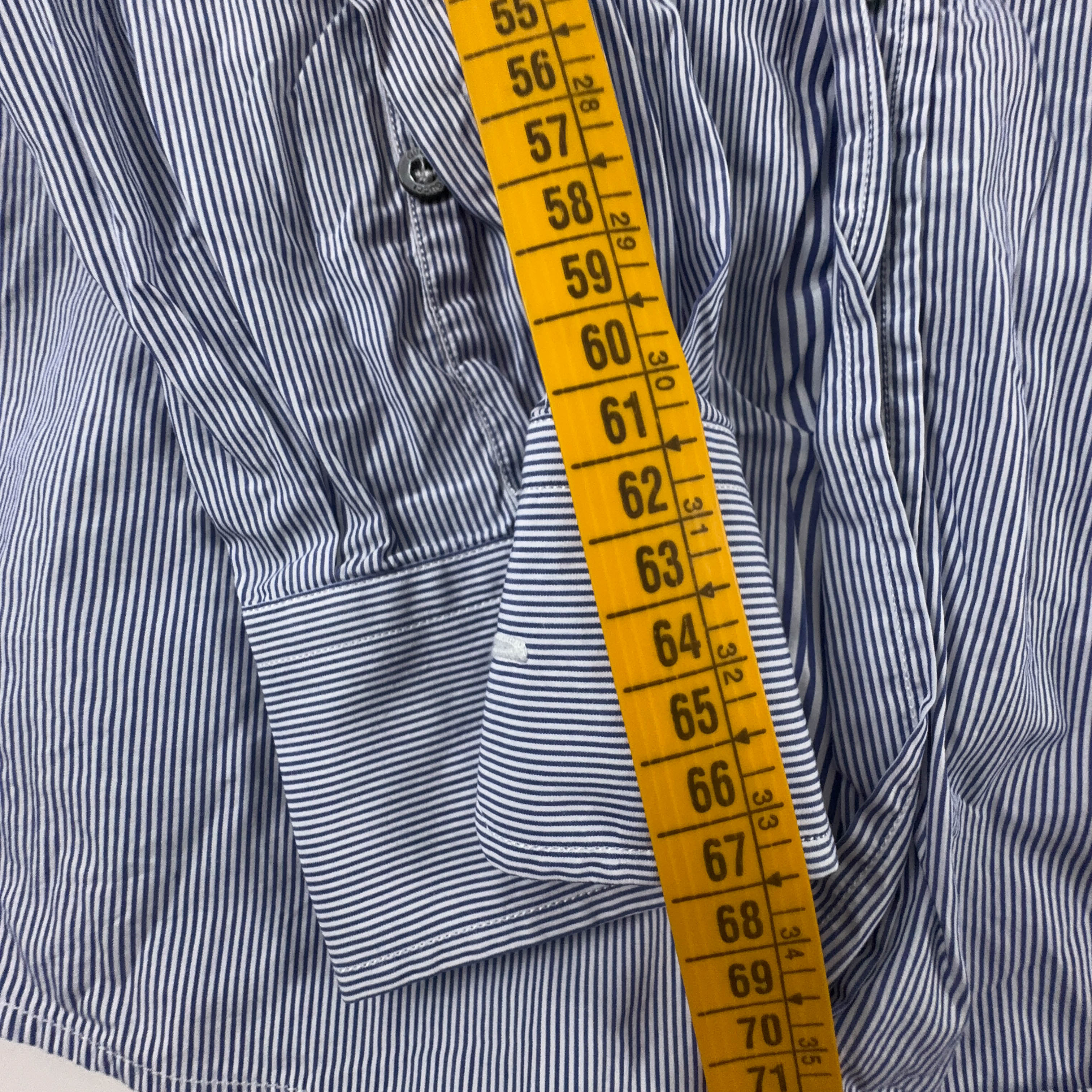 Camicia Gucci classic a righe blu e bianca - Taglia 37 - 14 1/2 uomo