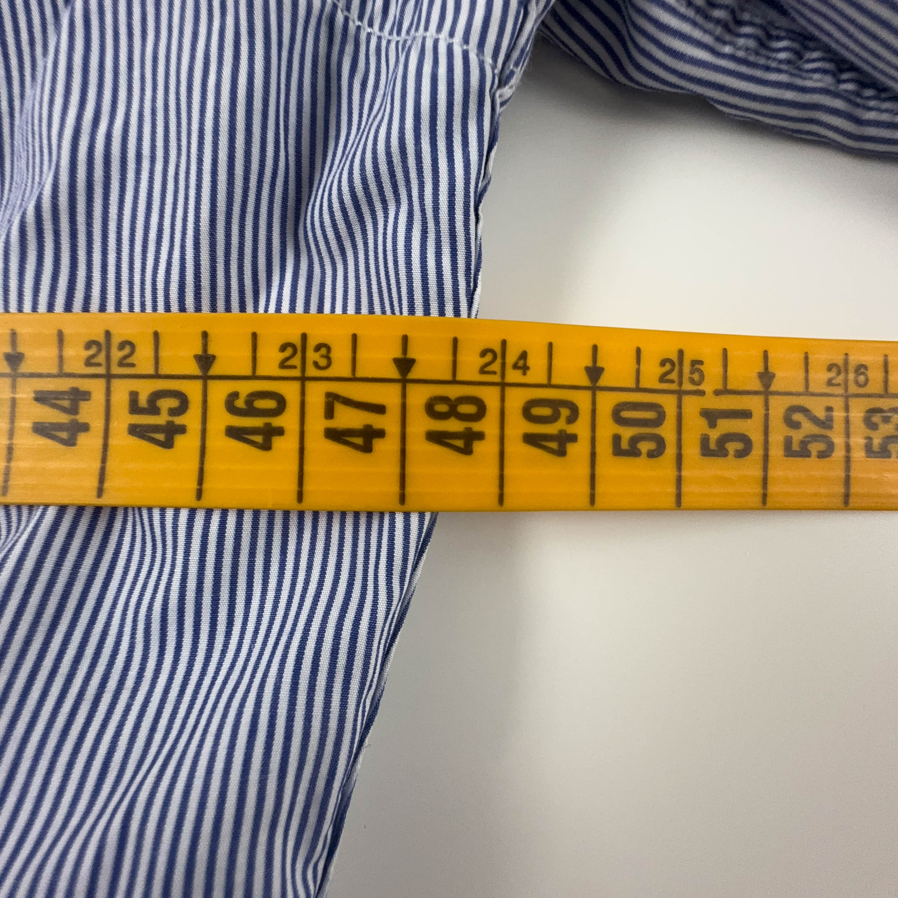 Camicia Gucci classic a righe blu e bianca - Taglia 37 - 14 1/2 uomo