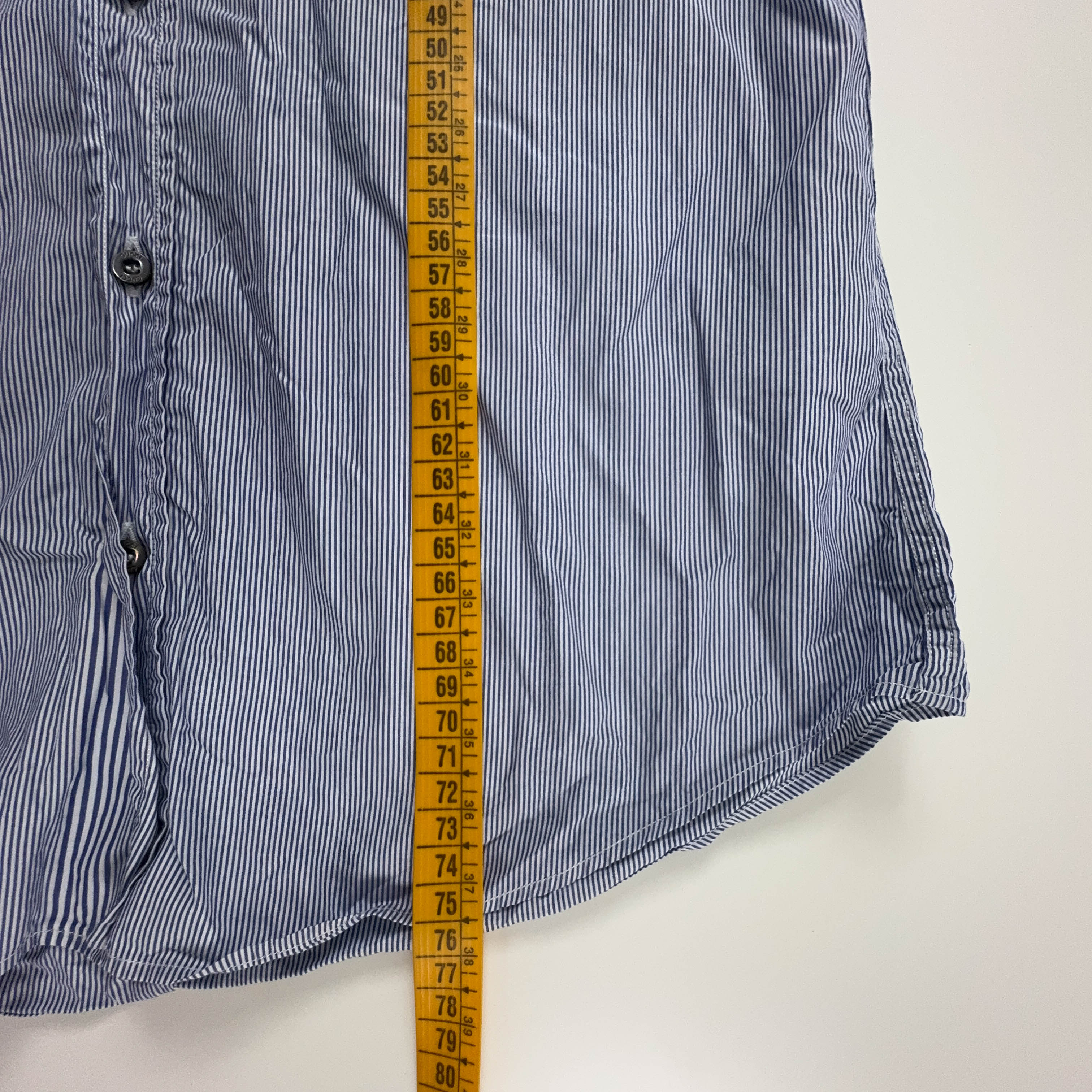 Camicia Gucci classic a righe blu e bianca - Taglia 37 - 14 1/2 uomo