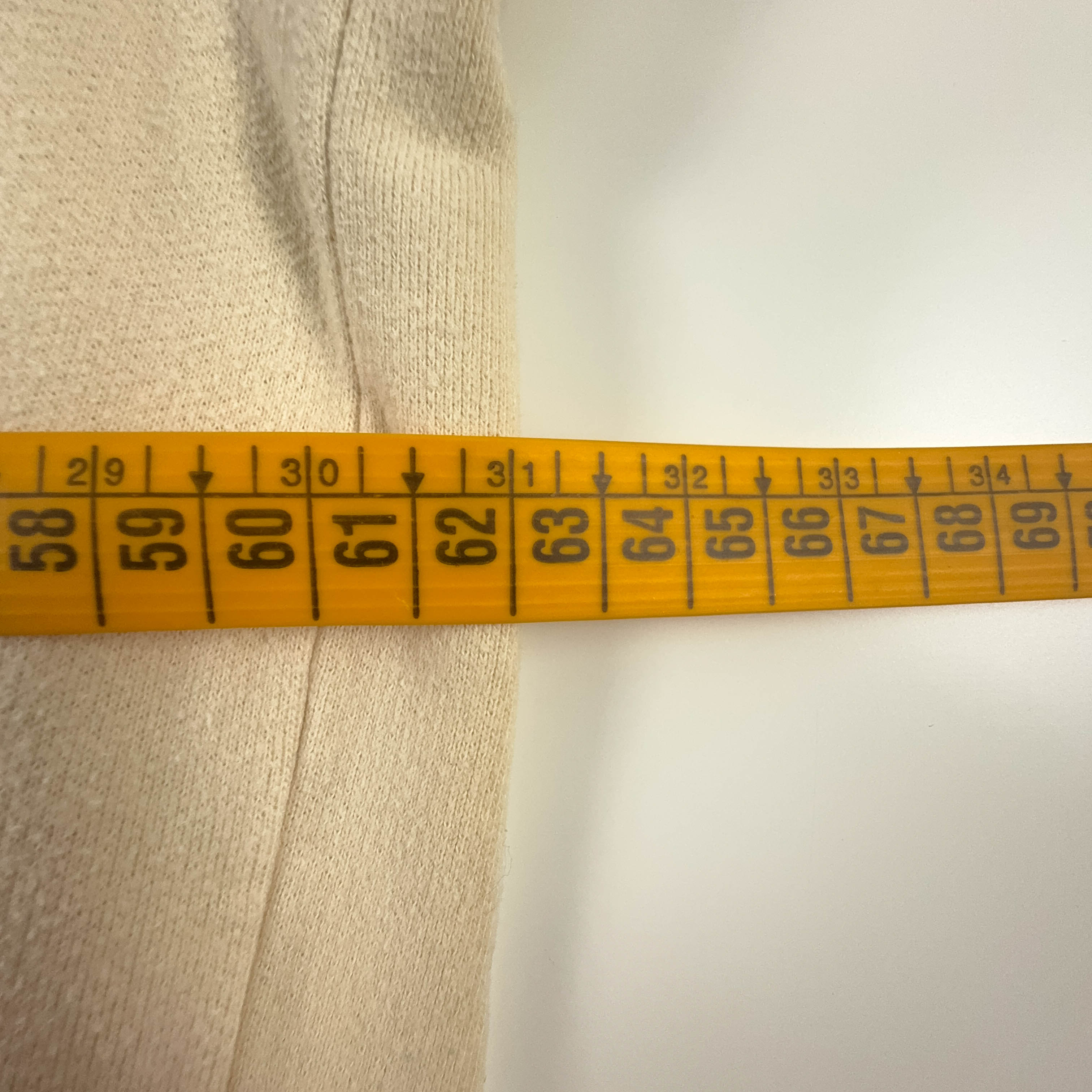 Felpa Best Company Vintage beige quarter zip anni 80/90 - Taglia L/XL uomo