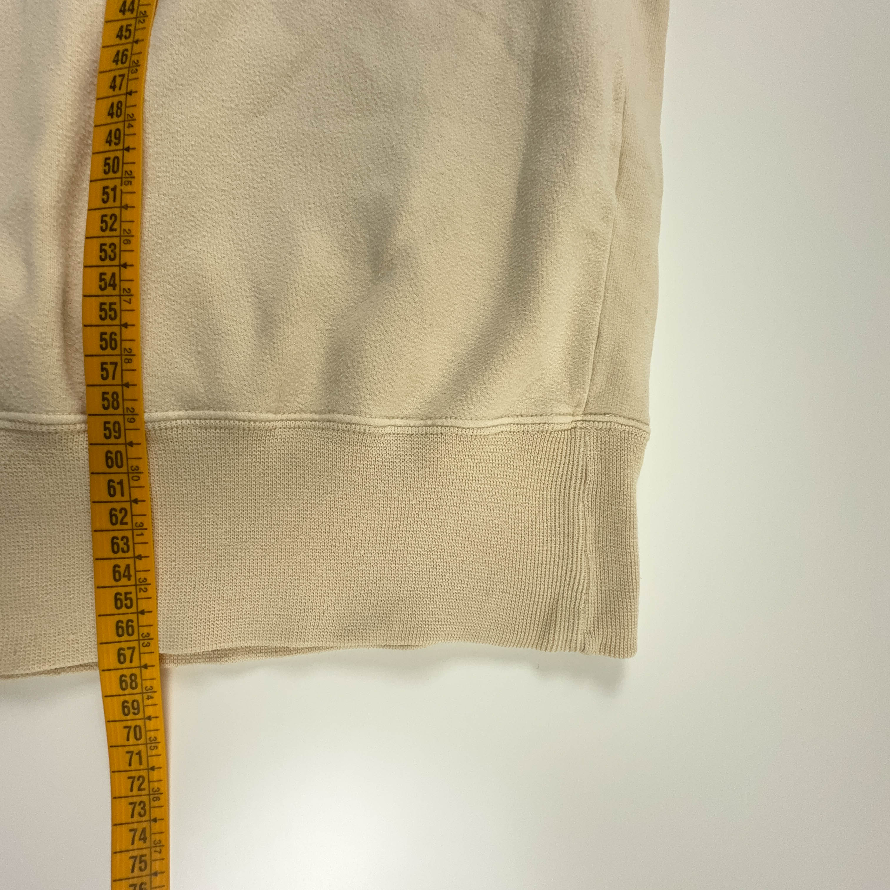 Felpa Best Company Vintage beige quarter zip anni 80/90 - Taglia L/XL uomo