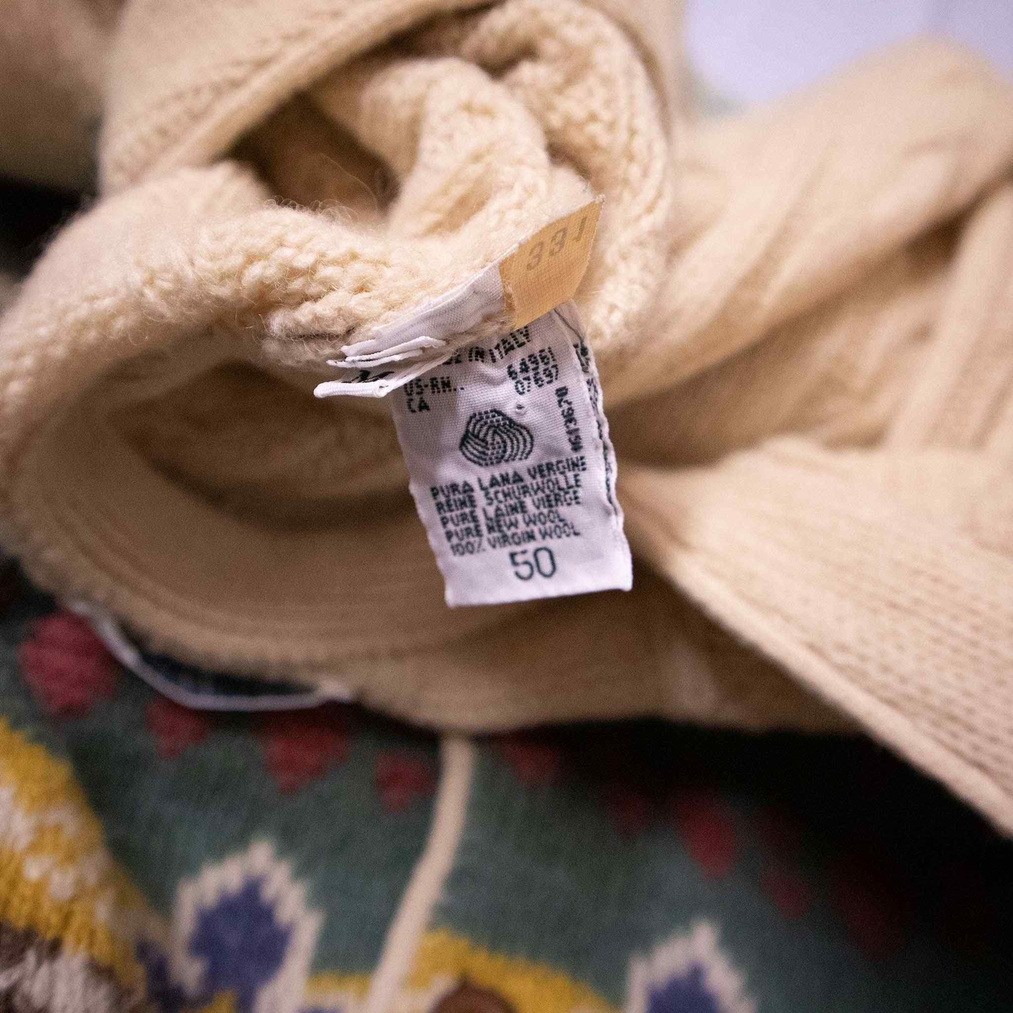 Cardigan Benetton 100% lana Vintage - Taglia L