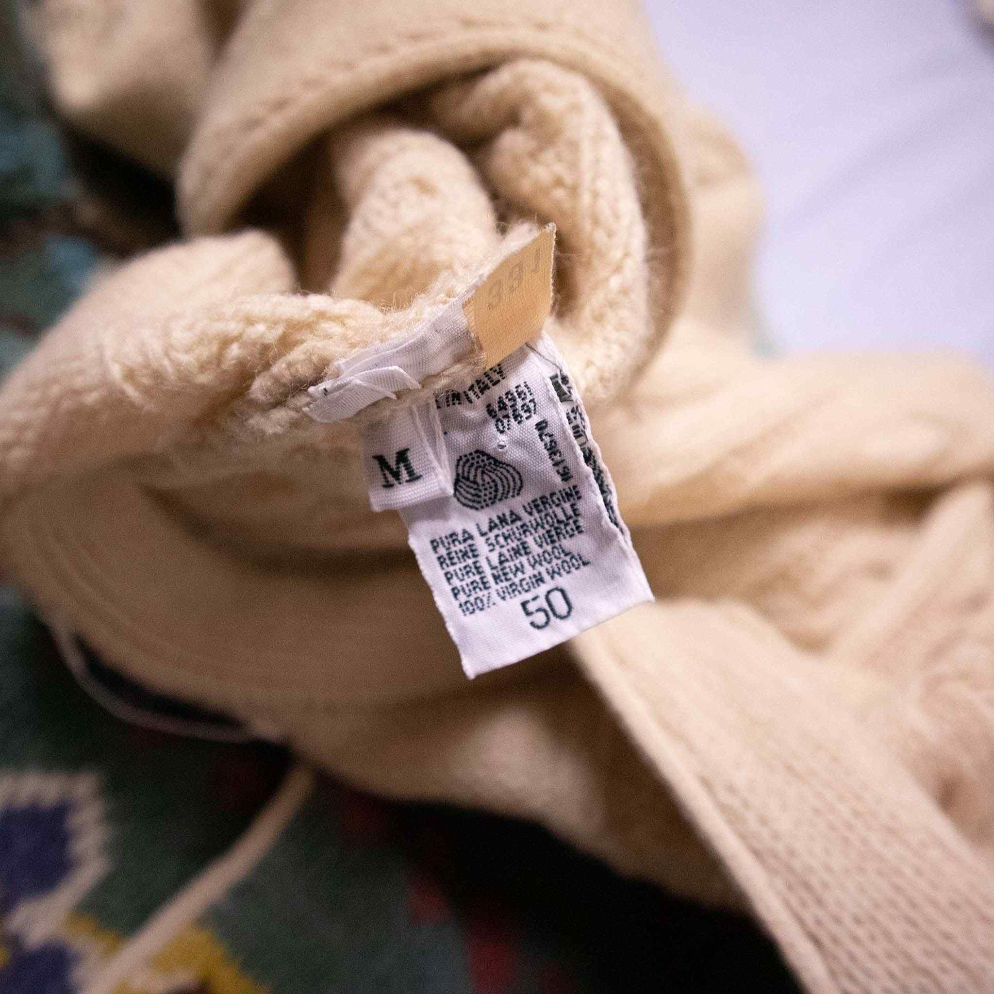 Cardigan Benetton 100% lana Vintage - Taglia L