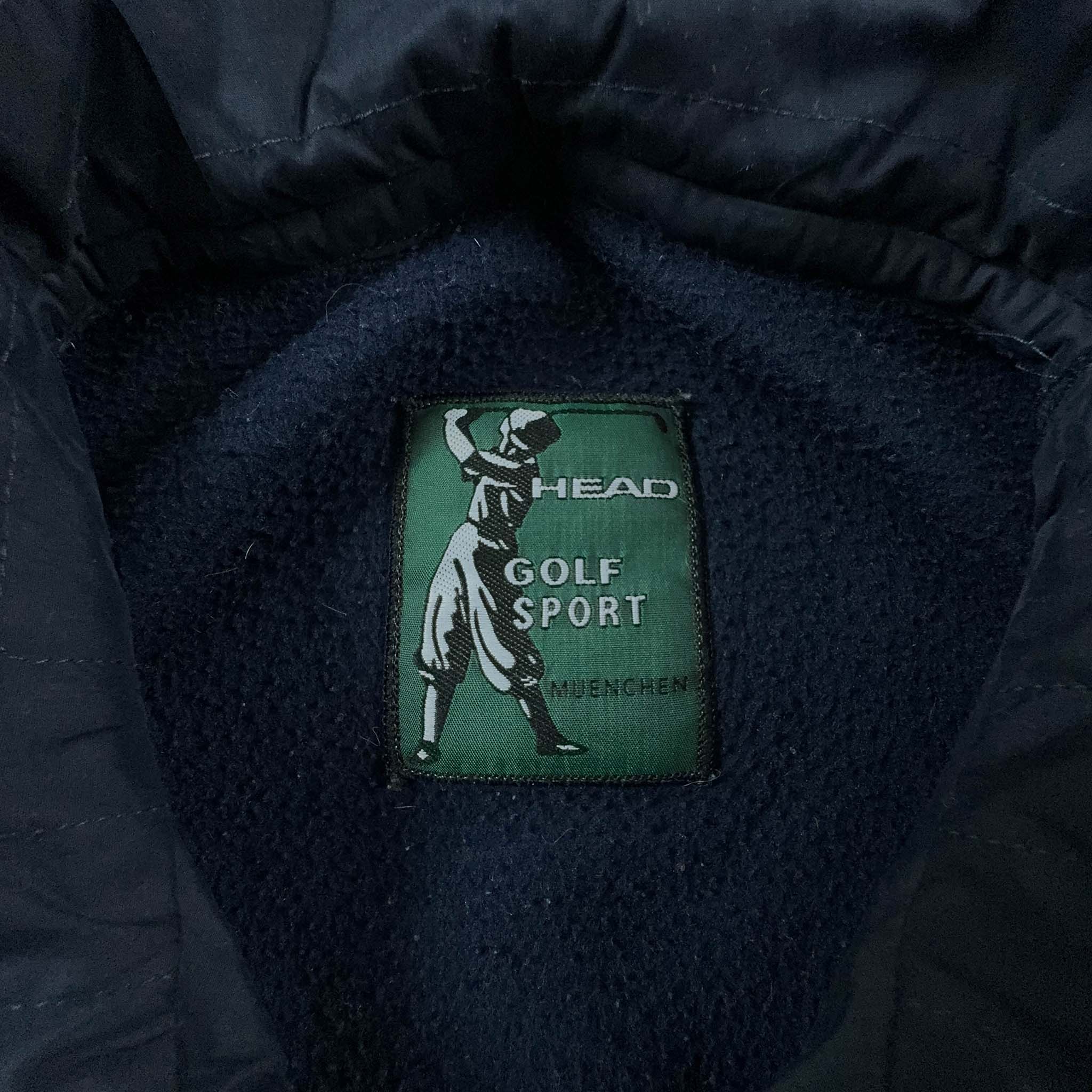 Dark Blue Vintage Pile with Golf Embroidery - Size M/L Men
