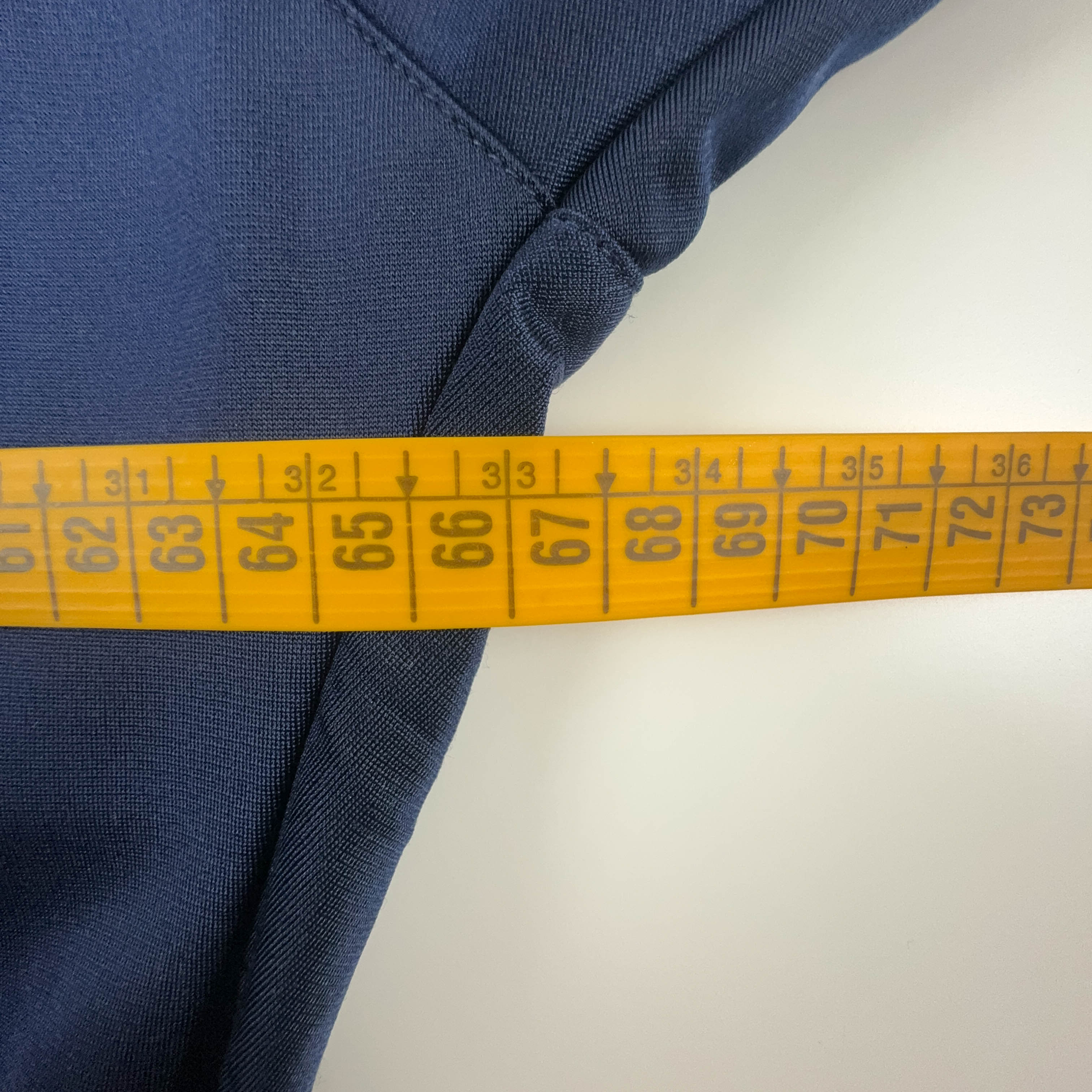 Felpa Adidas Vintage blu e viola con zip anni 80 - Taglia D7 F186 uomo