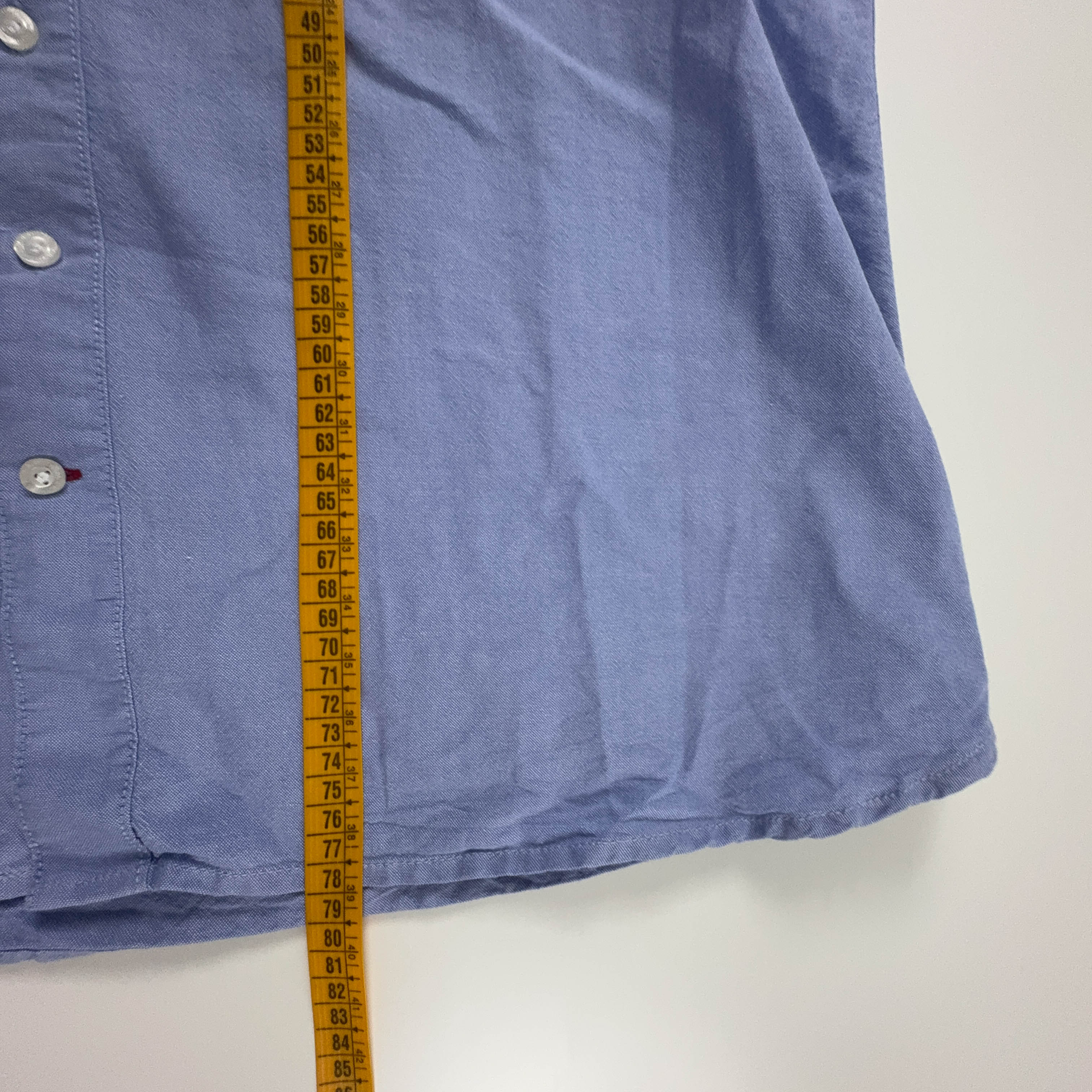 Camicia Paul Smith azzurra a tinta unita in cotone - Taglia XXL uomo
