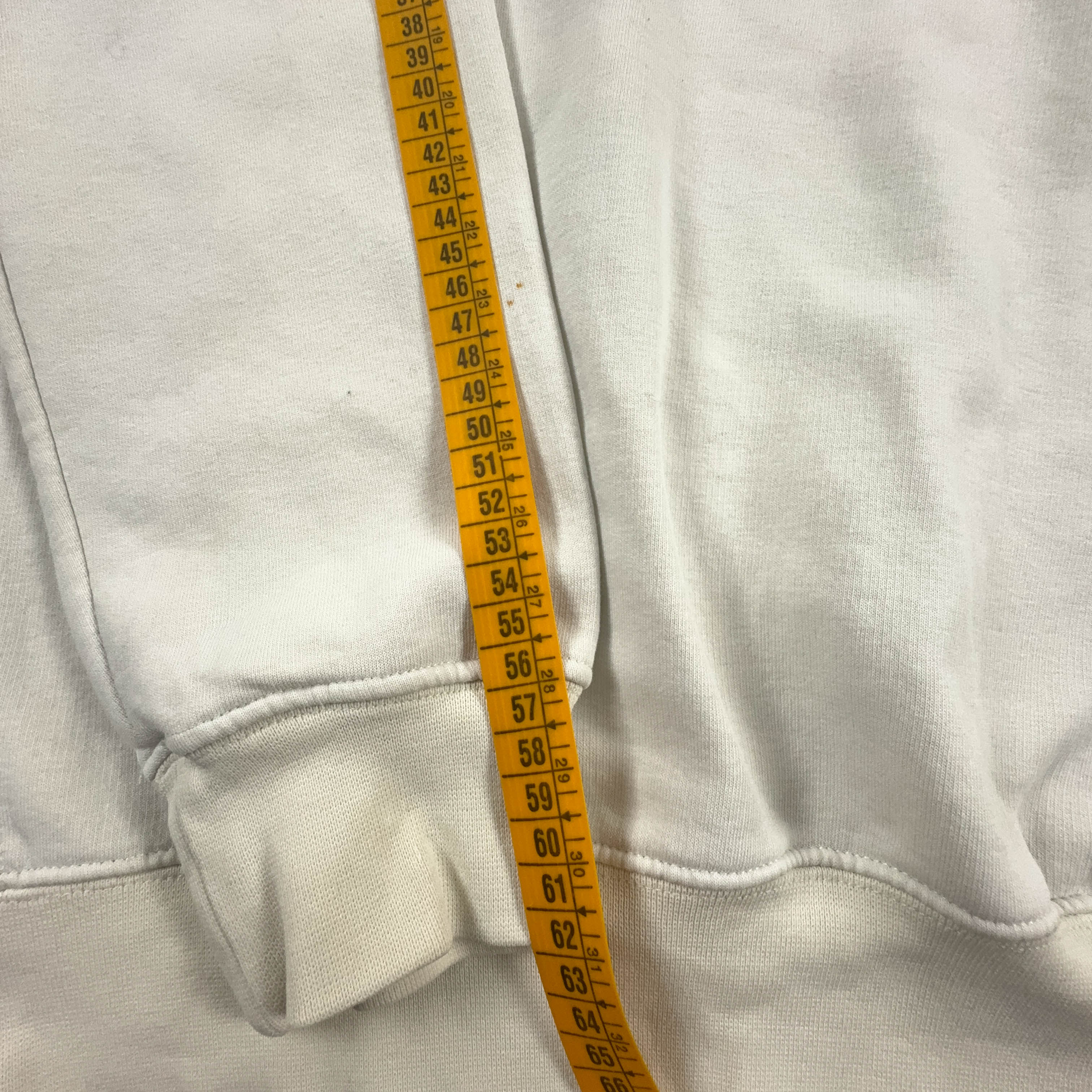 Felpa Puma Vintage bianca a girocollo anni 2000 logo grande - Taglia M uomo