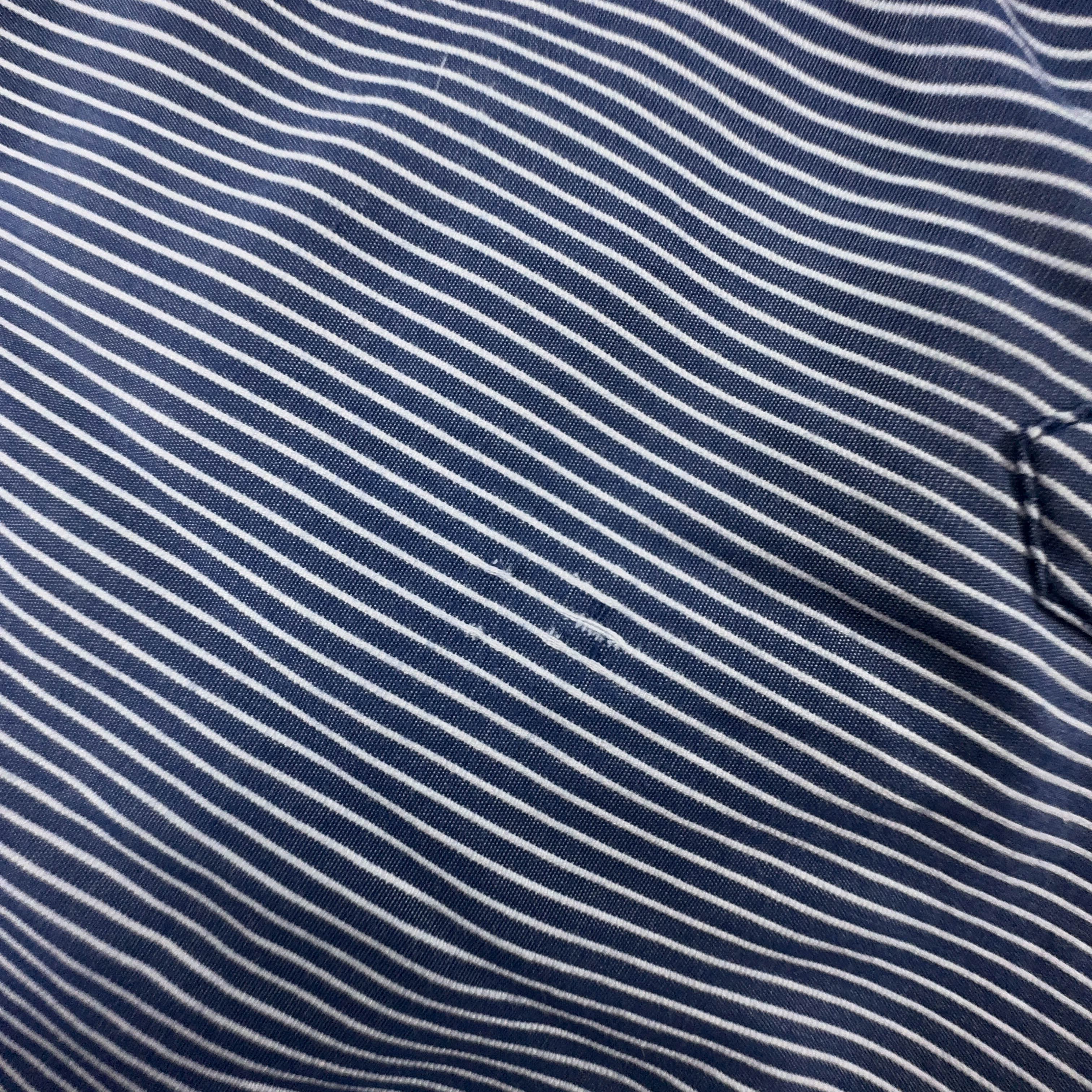 Camicia Valentino a righe blu e bianca - Taglia 16 1/2 - 42 uomo