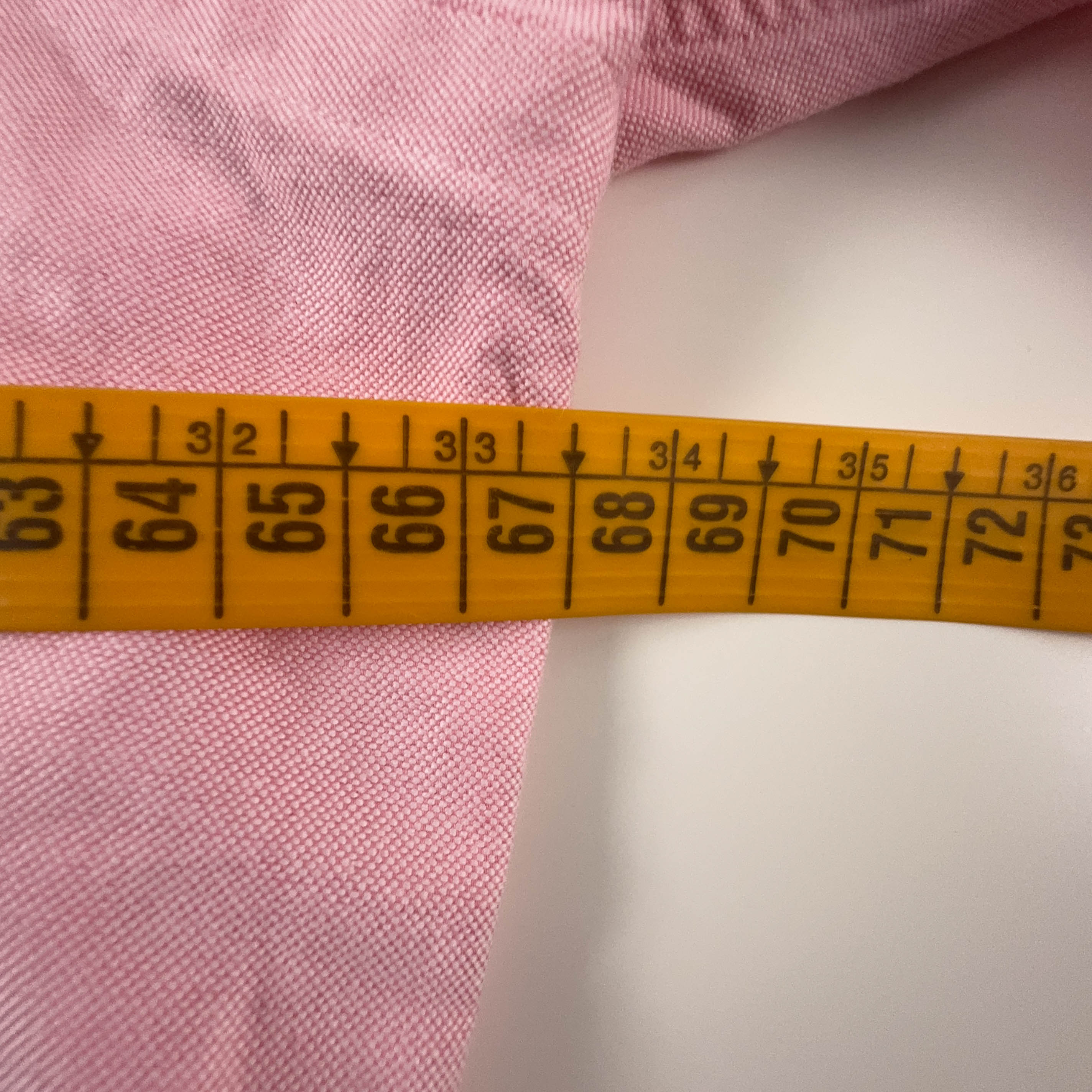 Camicia Ralph Lauren rosa a tinta unita in cotone classic fit - Taglia XXL uomo