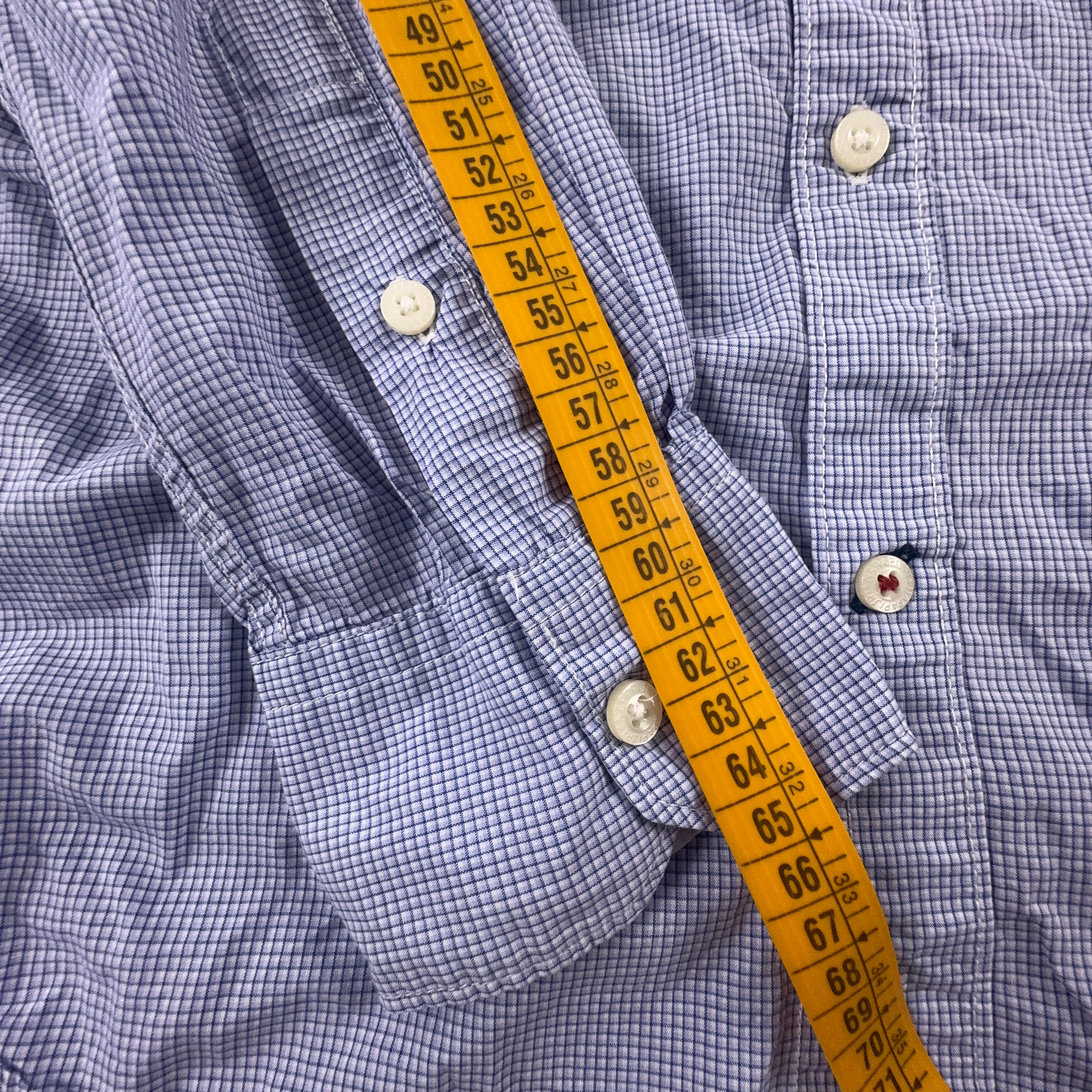 Camicia Napapijri a quadri azzurra e bianca in cotone urban fit - Taglia L uomo