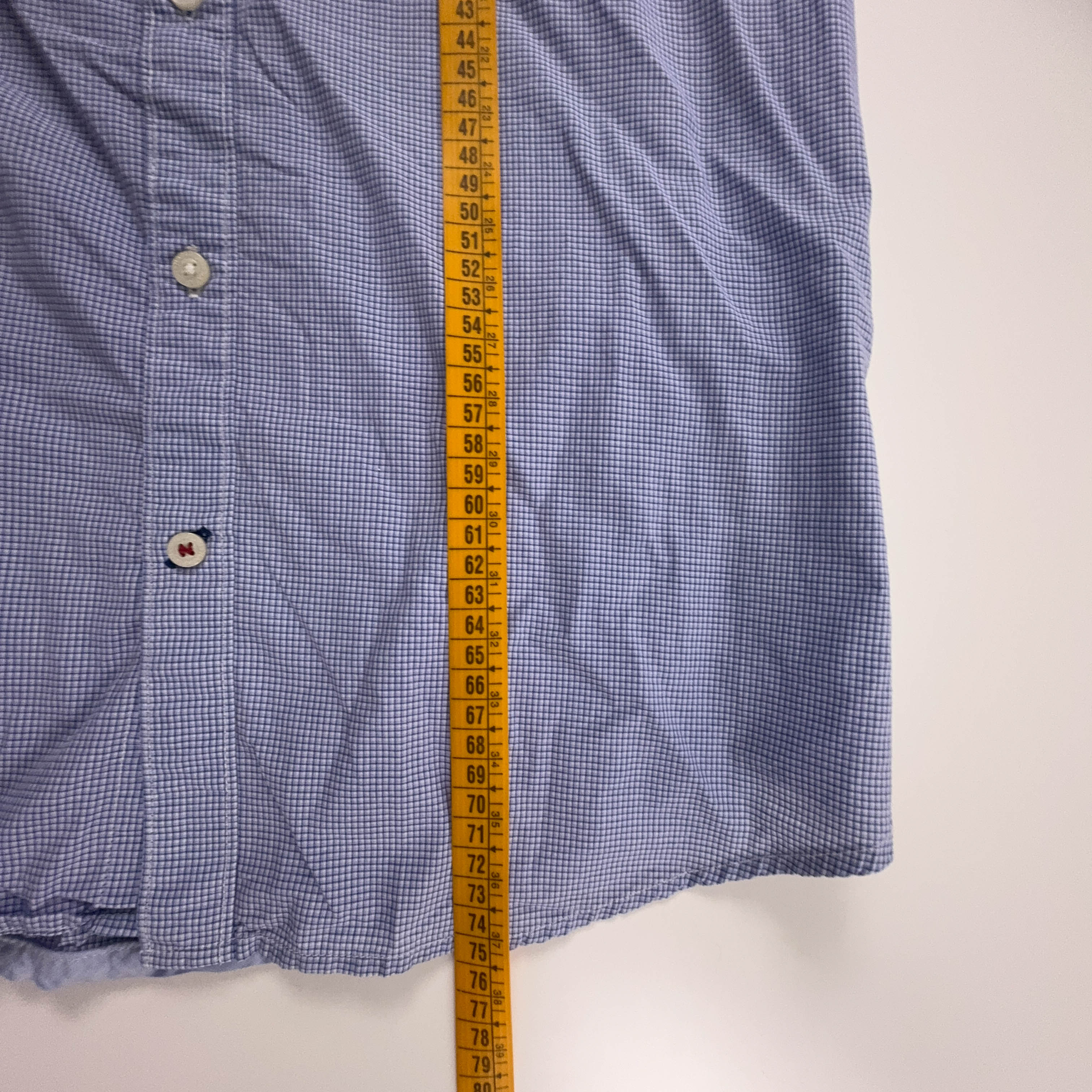 Camicia Napapijri a quadri azzurra e bianca in cotone urban fit - Taglia L uomo