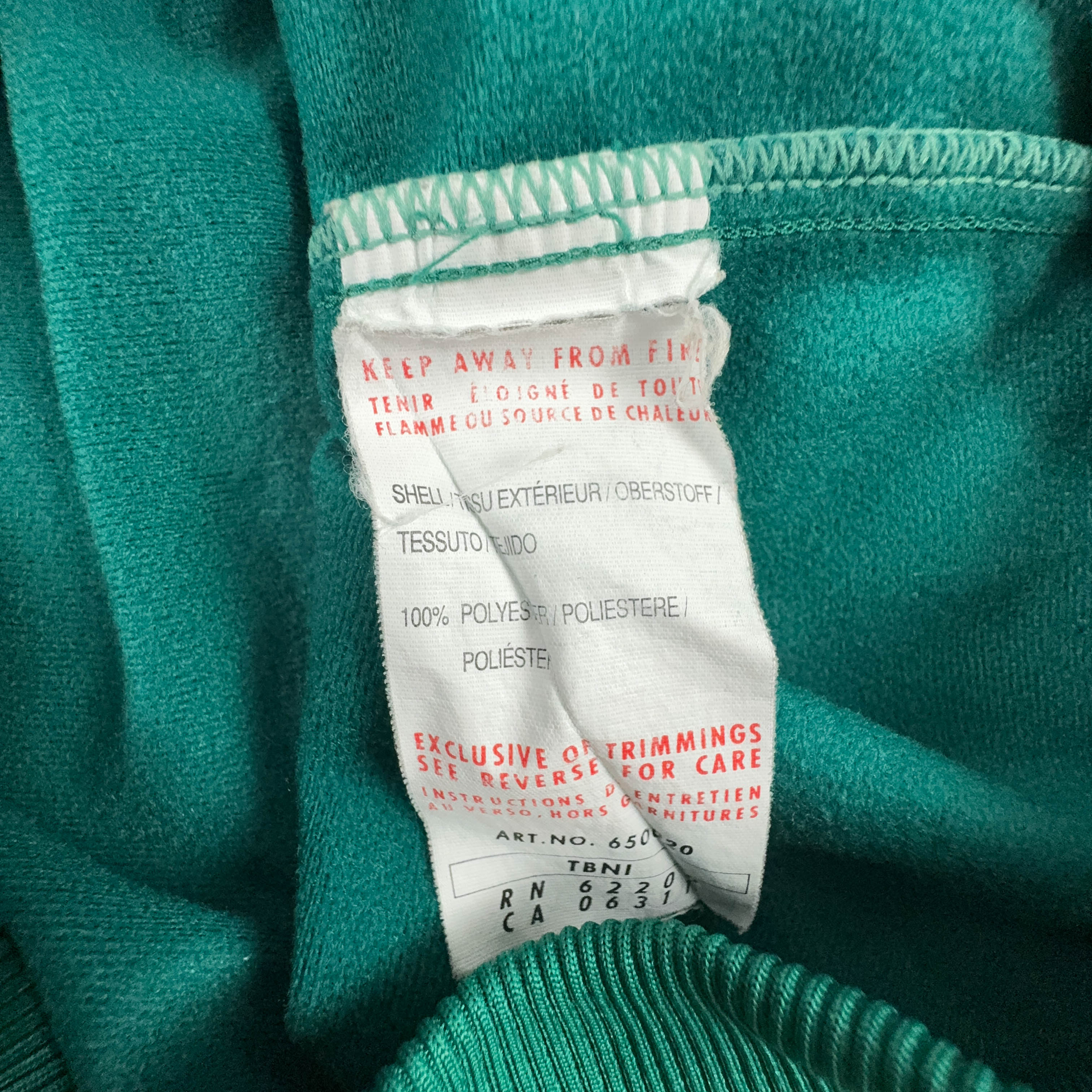 Felpa Puma Vintage verde e blu scuro con zip anni 2000 - Taglia XL uomo