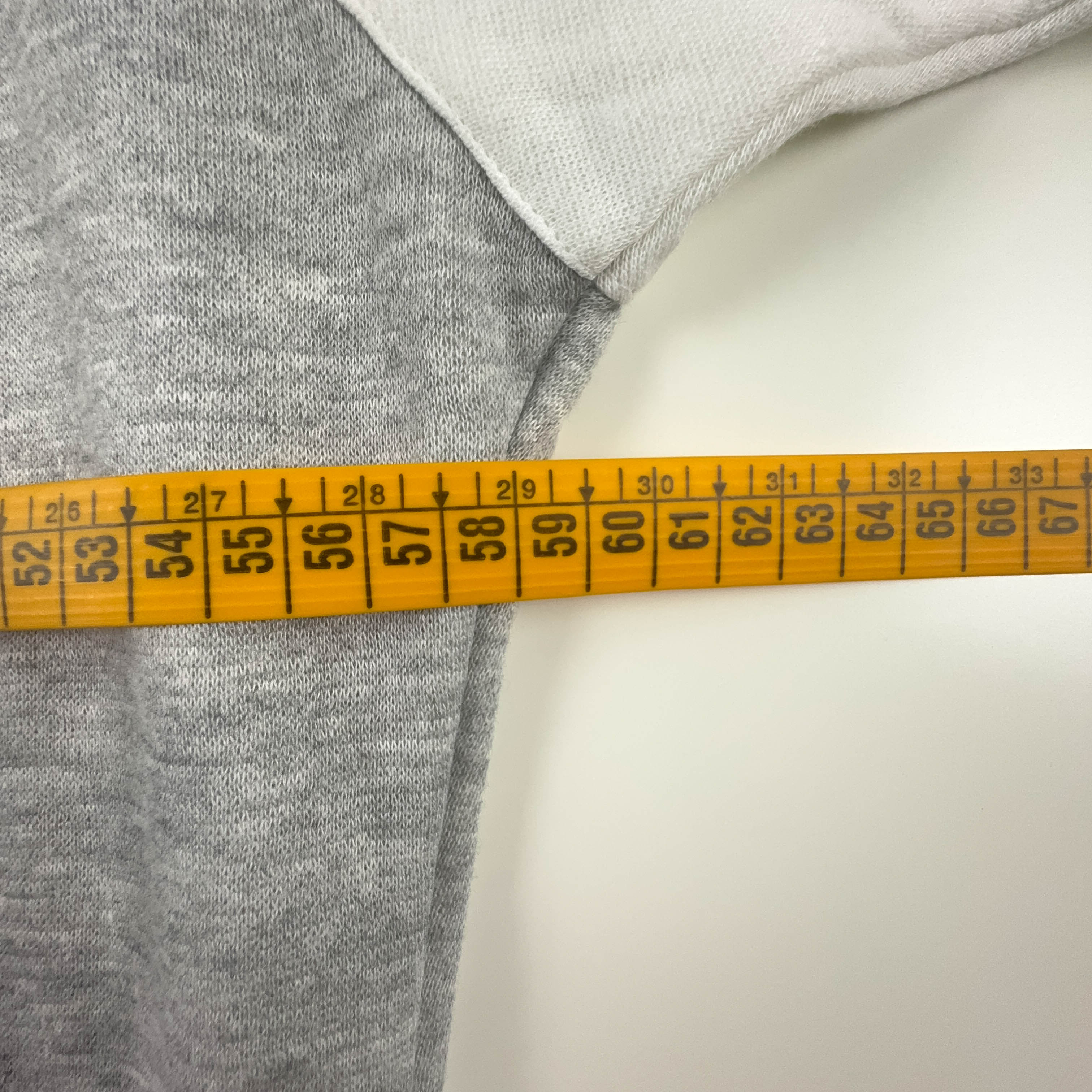 Felpa Adidas Vintage grigia e blu a girocollo anni 80 - Taglia D7 F180 uomo