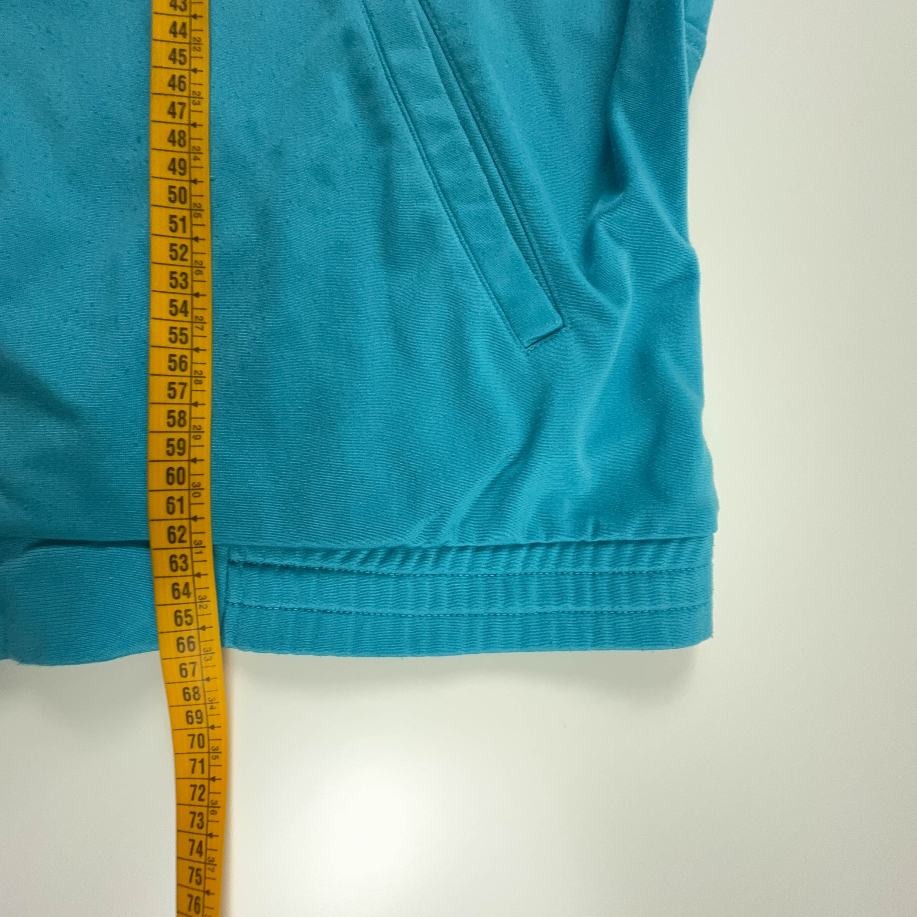 Felpa Fila Vintage blu e azzurra con zip anni 90 - Taglia I50 uomo