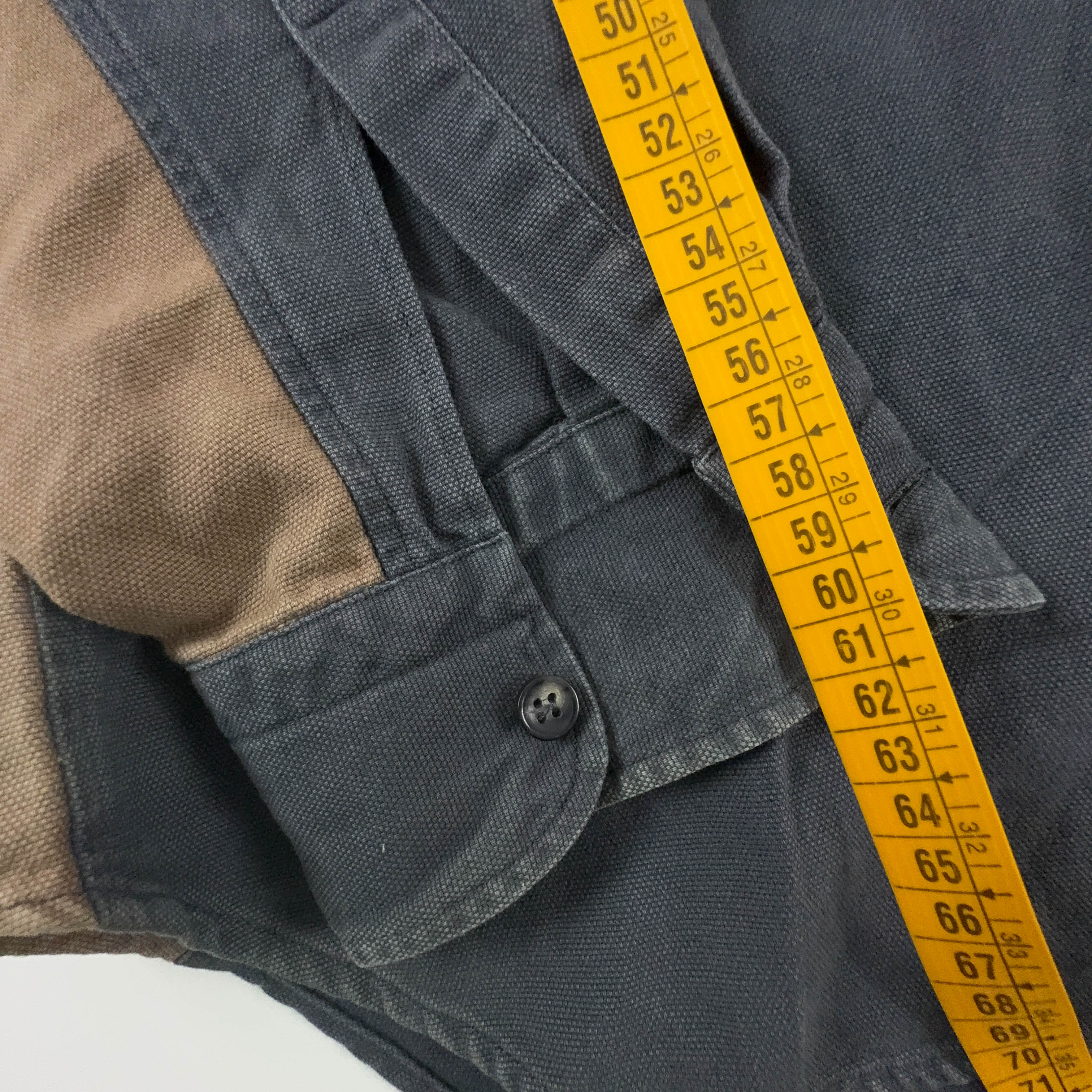 Camicia Napapijri Vintage grigia e marrone in cotone - Taglia L uomo