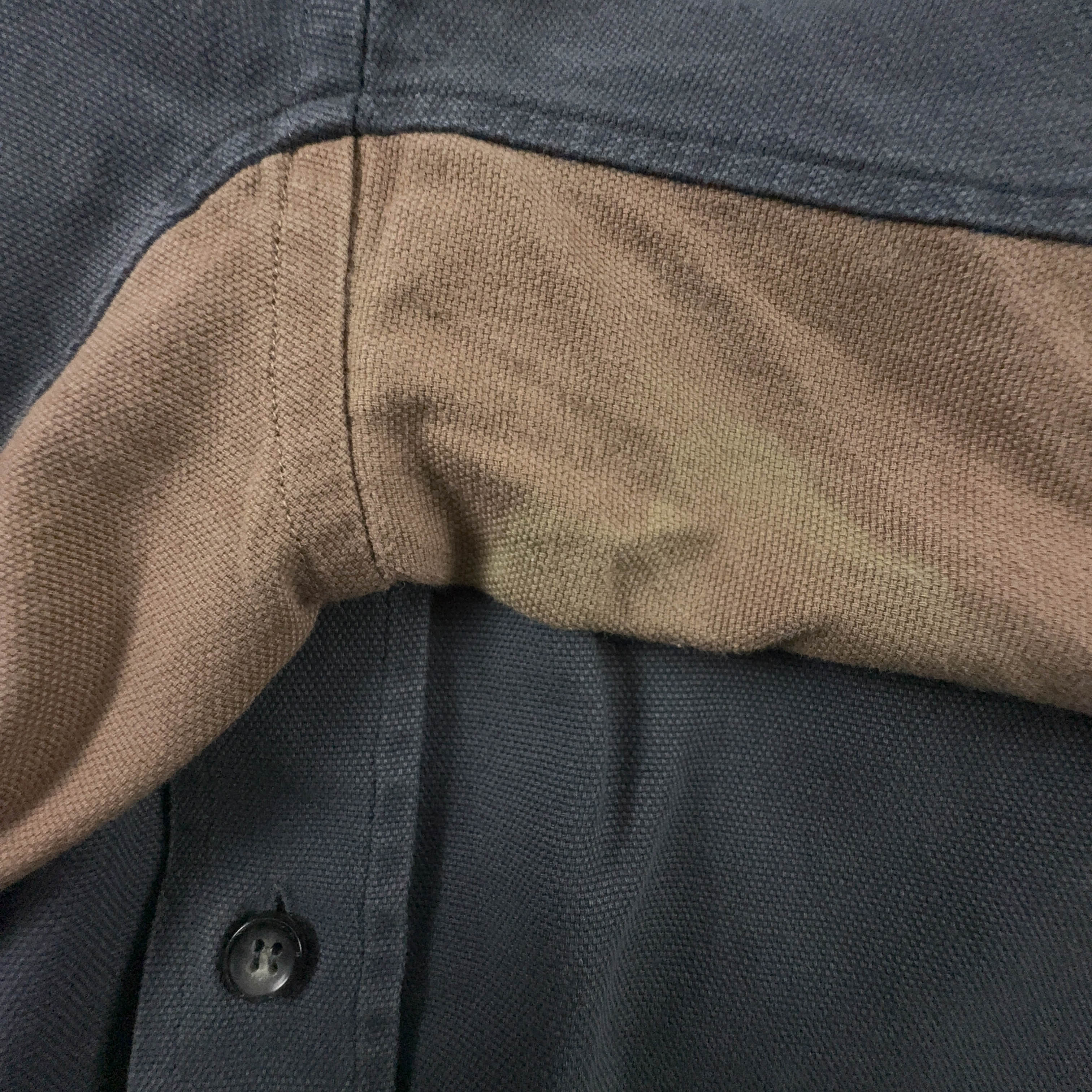 Camicia Napapijri Vintage grigia e marrone in cotone - Taglia L uomo