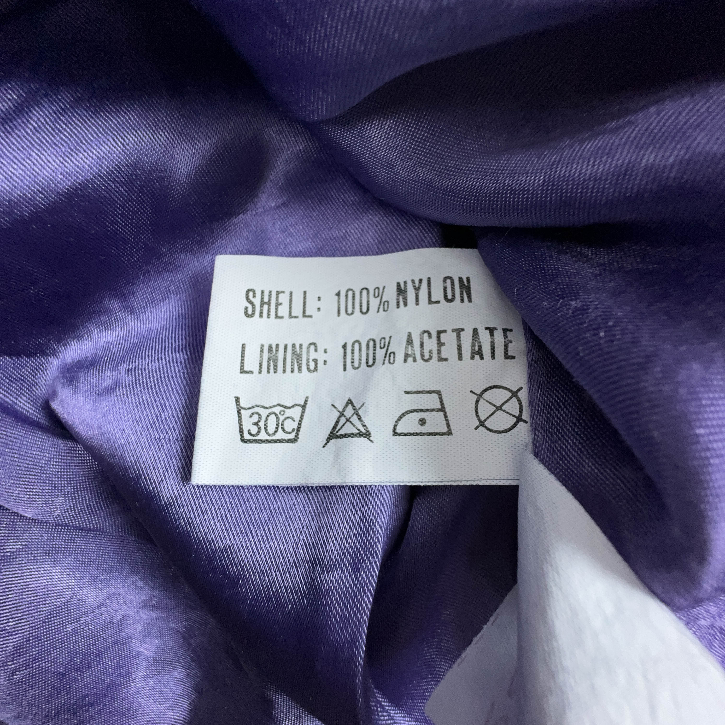 Giacca a vento Vintage blu e azzurro a mezza zip anni 90 - Taglia XL uomo