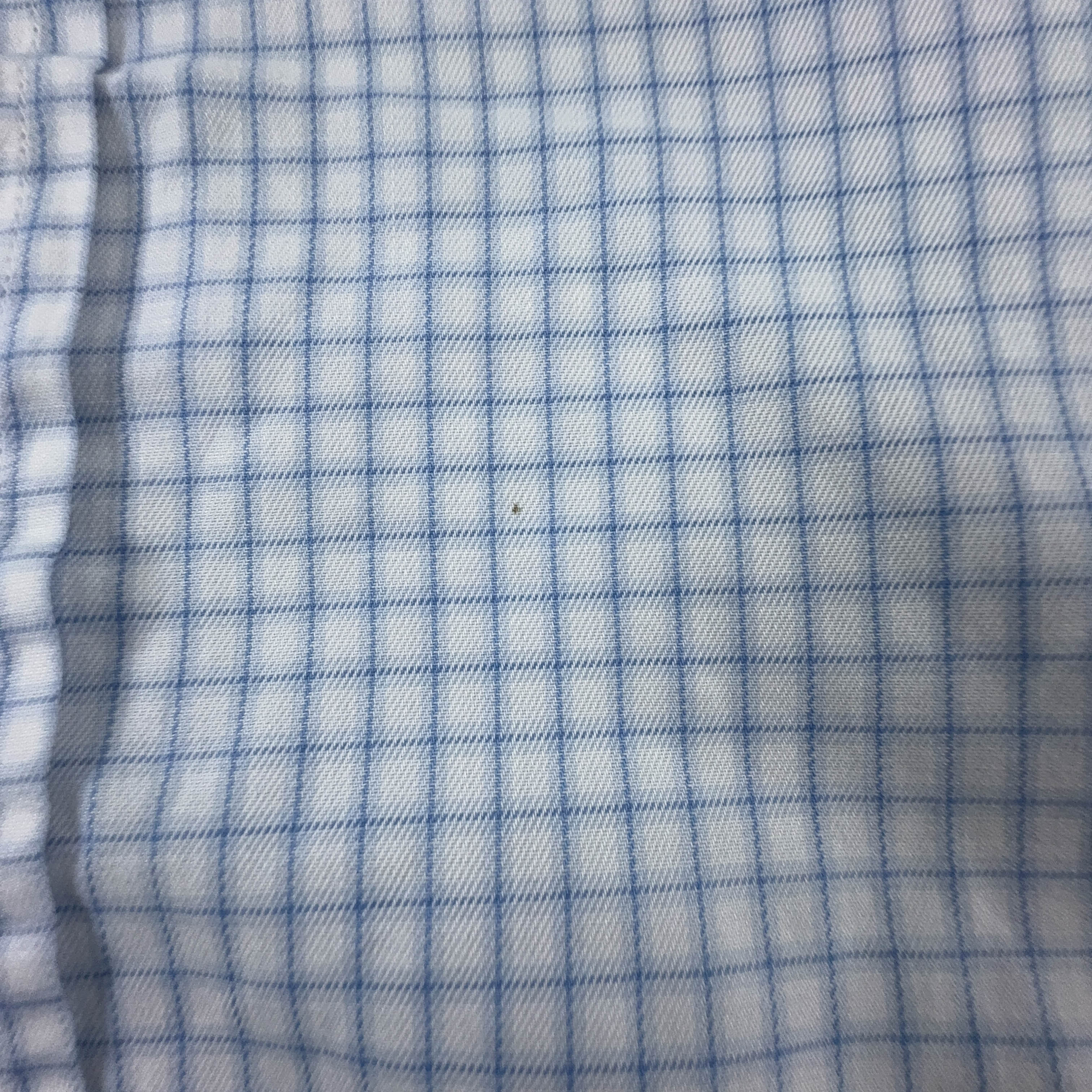 Camicia Valentino a quadri bianca e azzurra - Taglia M/L uomo
