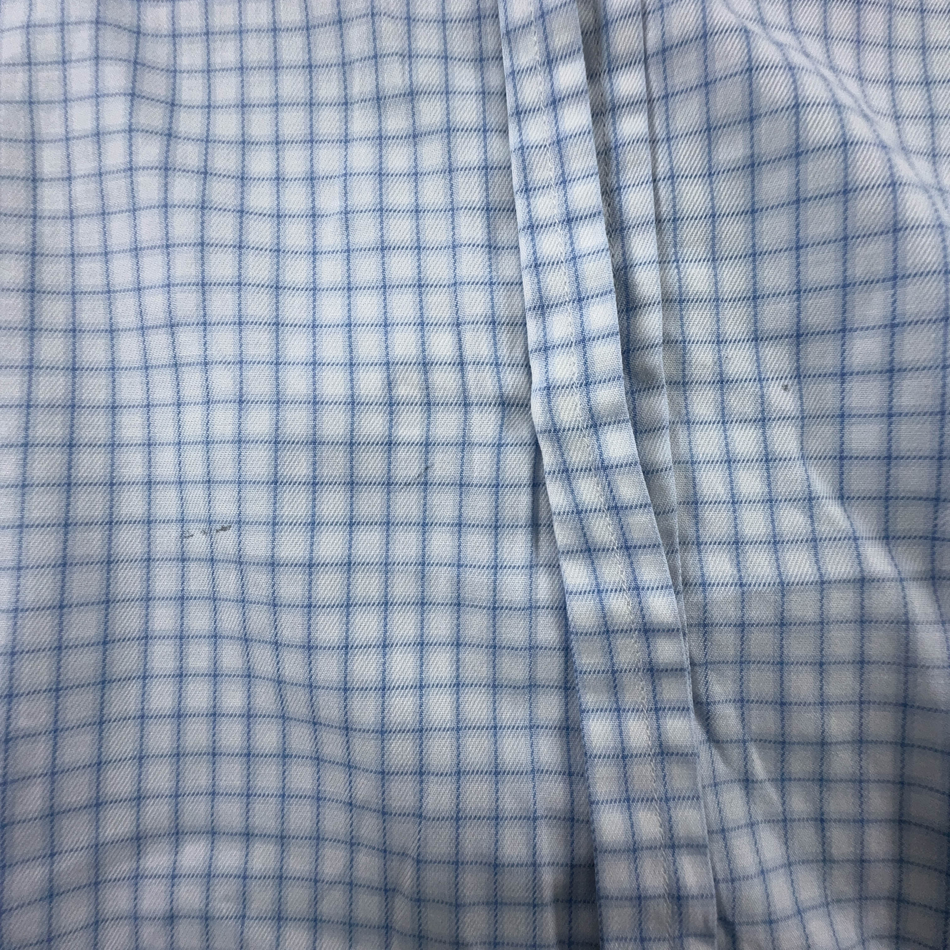 Camicia Valentino a quadri bianca e azzurra - Taglia M/L uomo