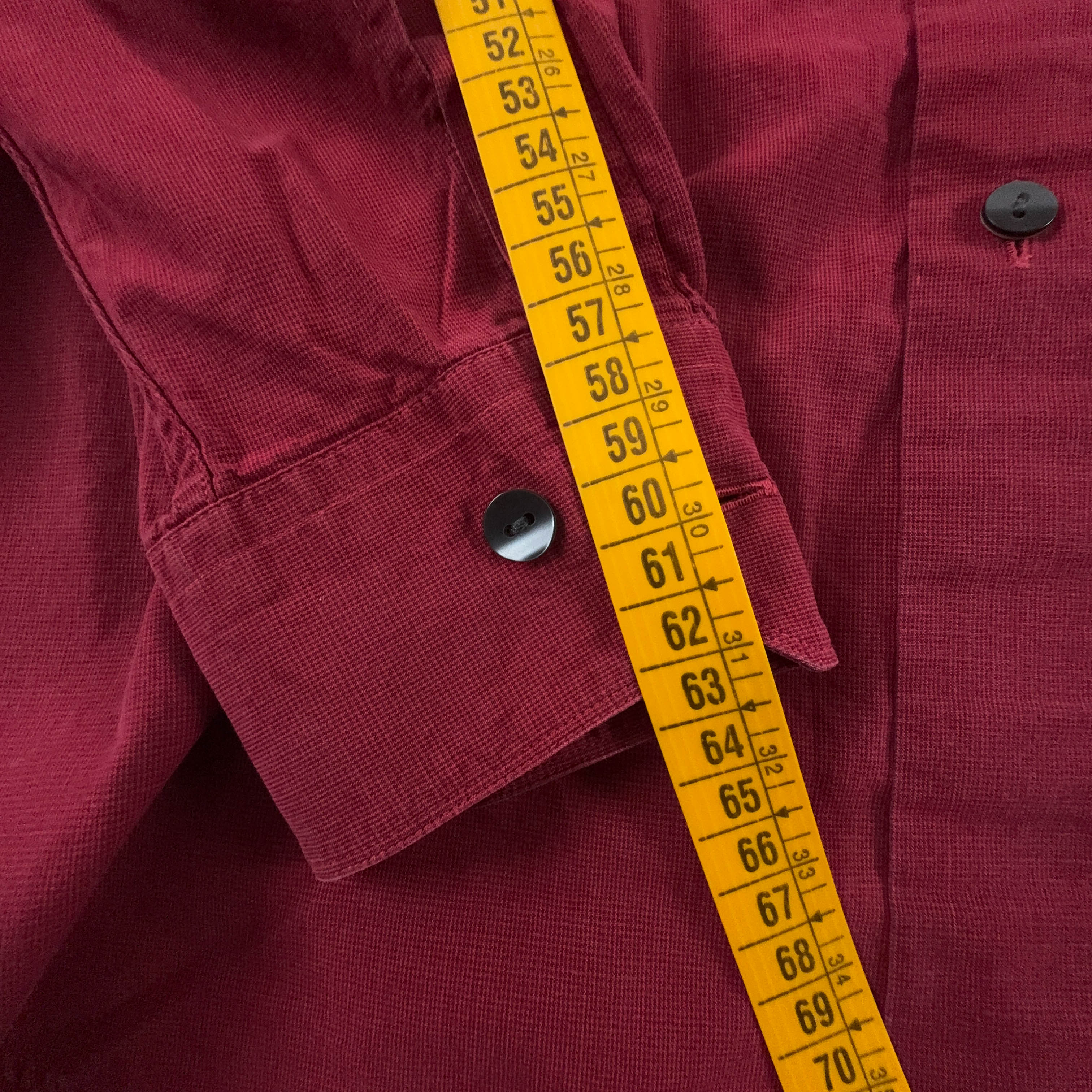 Camicia Hugo Boss rossa a tinta unita - Taglia 40 uomo