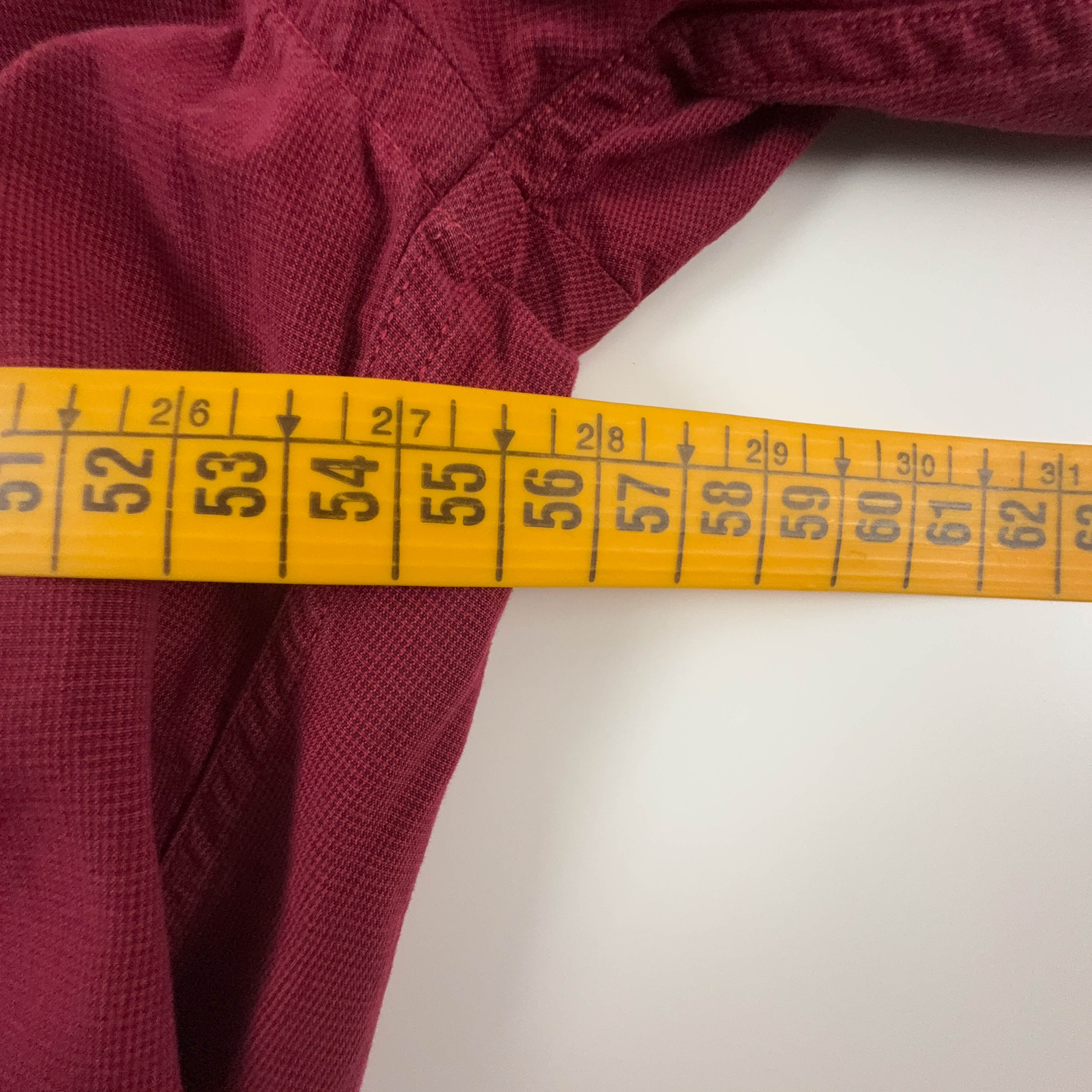 Camicia Hugo Boss rossa a tinta unita - Taglia 40 uomo