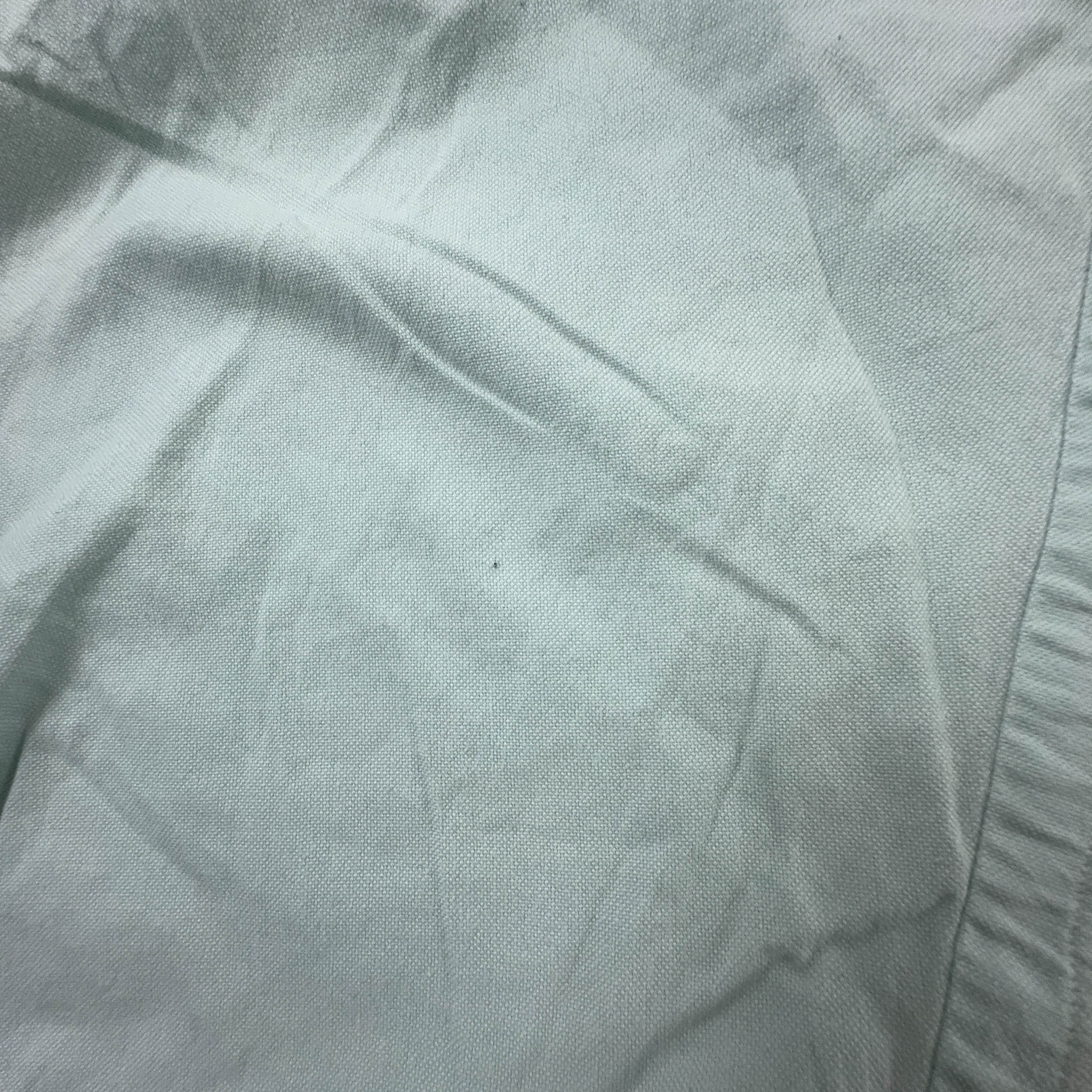 Camicia Ralph Lauren verde acqua a tinta unita in cotone - Taglia L/XL uomo