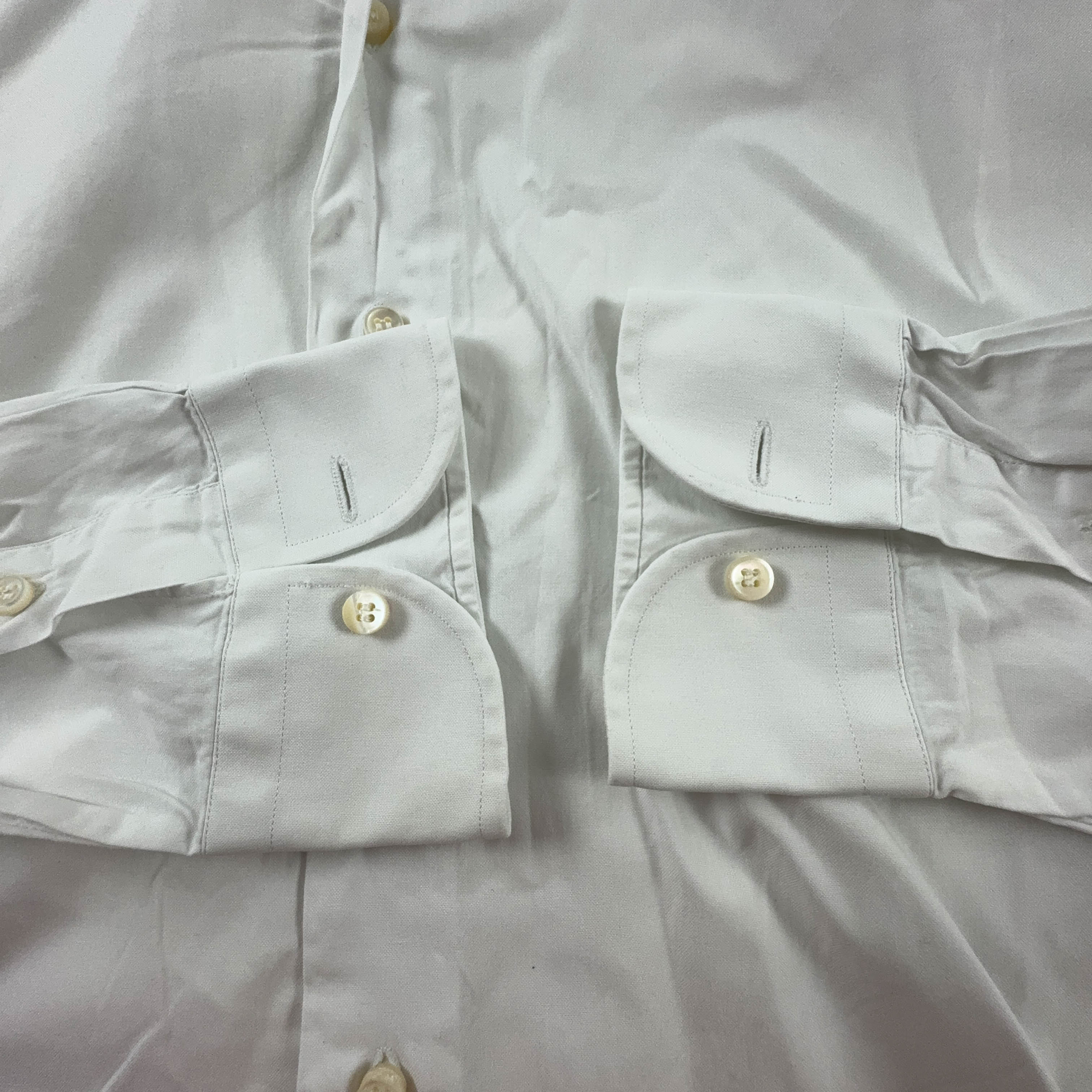 Camicia Salvatore Ferragamo bianca a tinta unita - Taglia 16/41 uomo