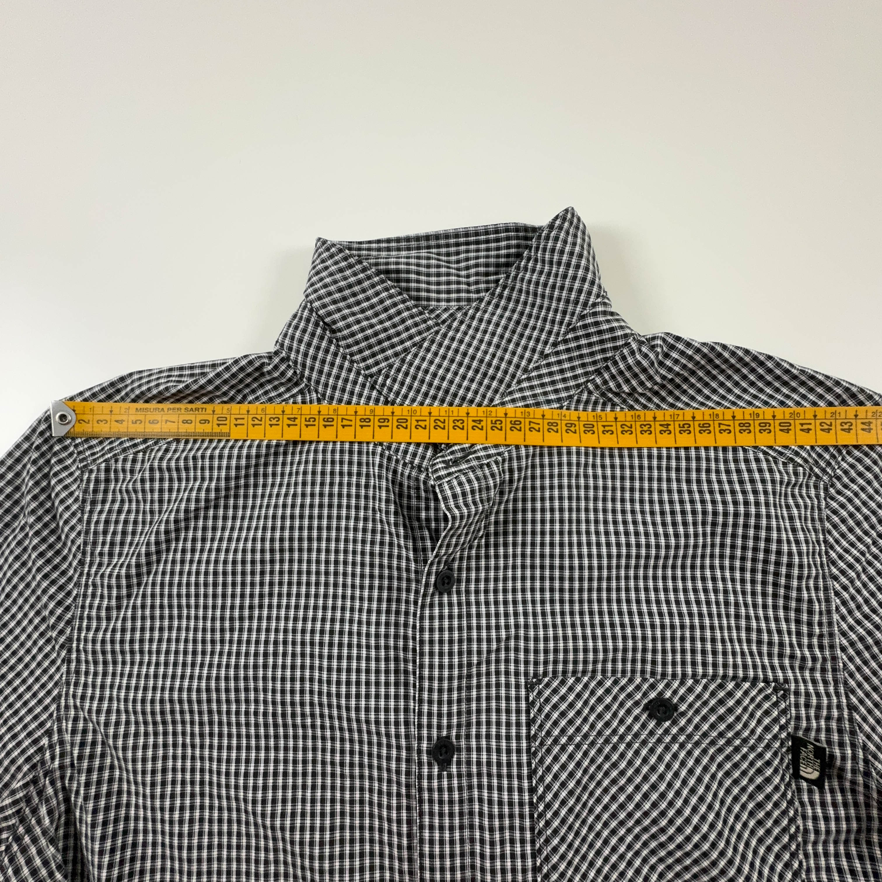 Camicia The North Face a quadri bianca e nera in cotone - Taglia M uomo
