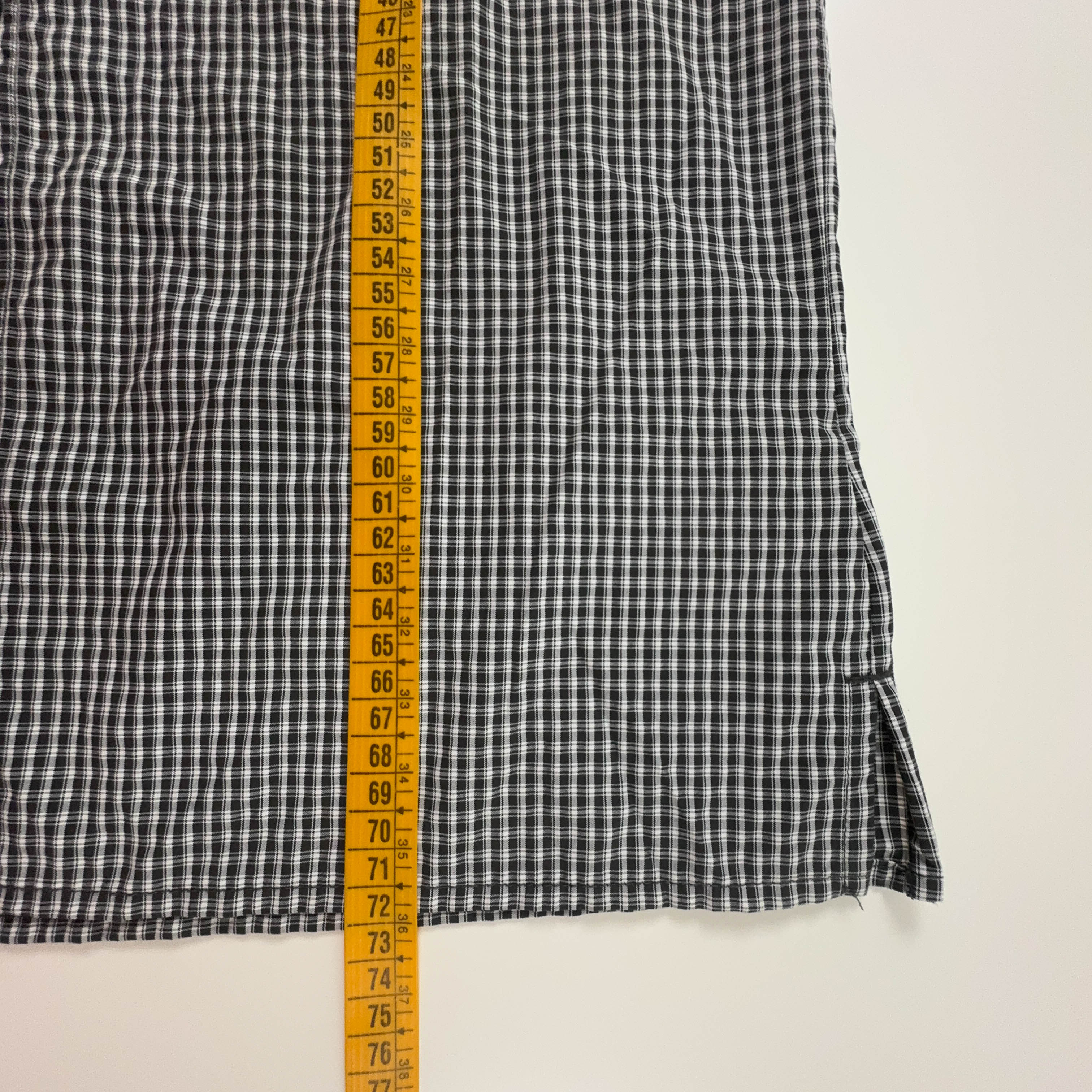 Camicia The North Face a quadri bianca e nera in cotone - Taglia M uomo