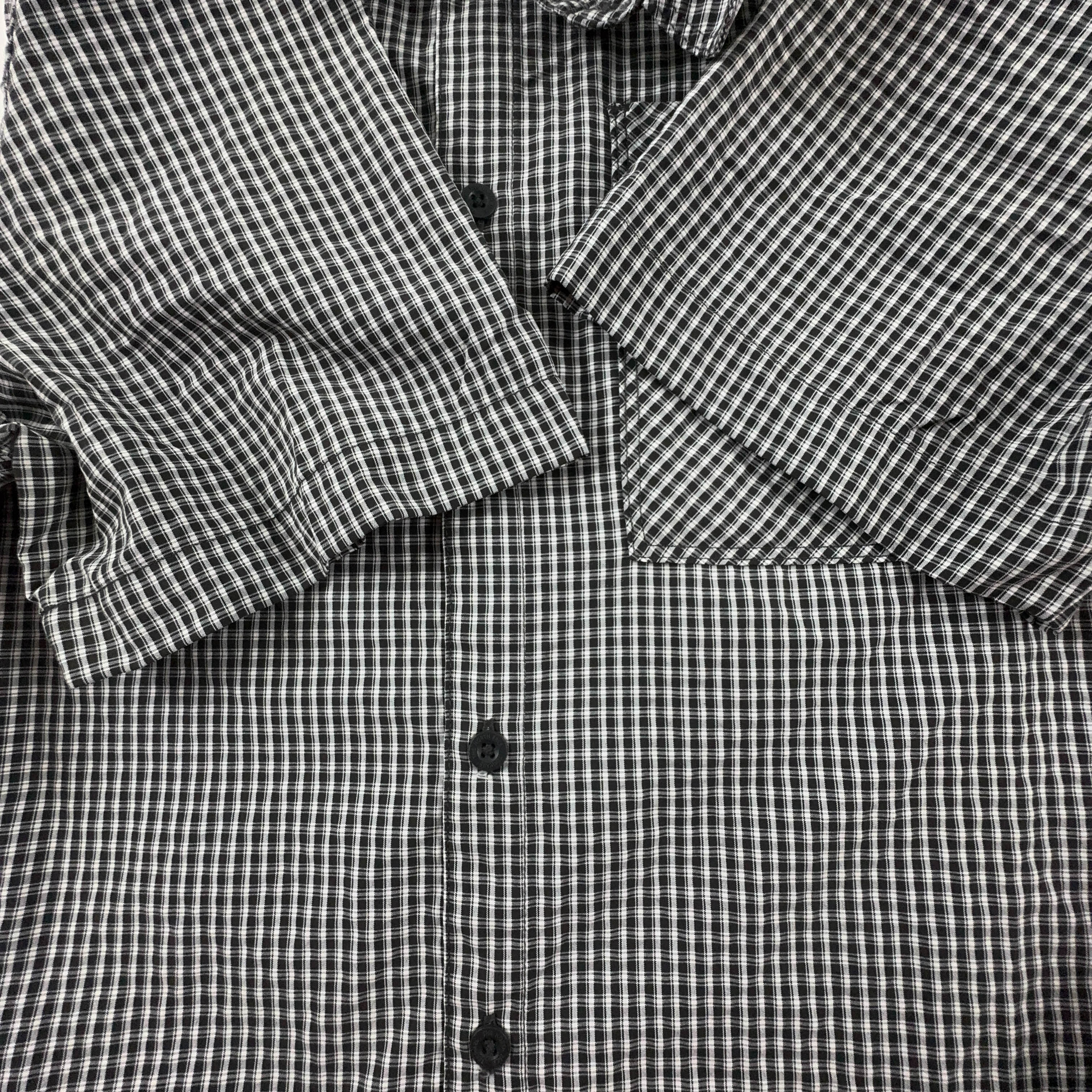 Camicia The North Face a quadri bianca e nera in cotone - Taglia M uomo