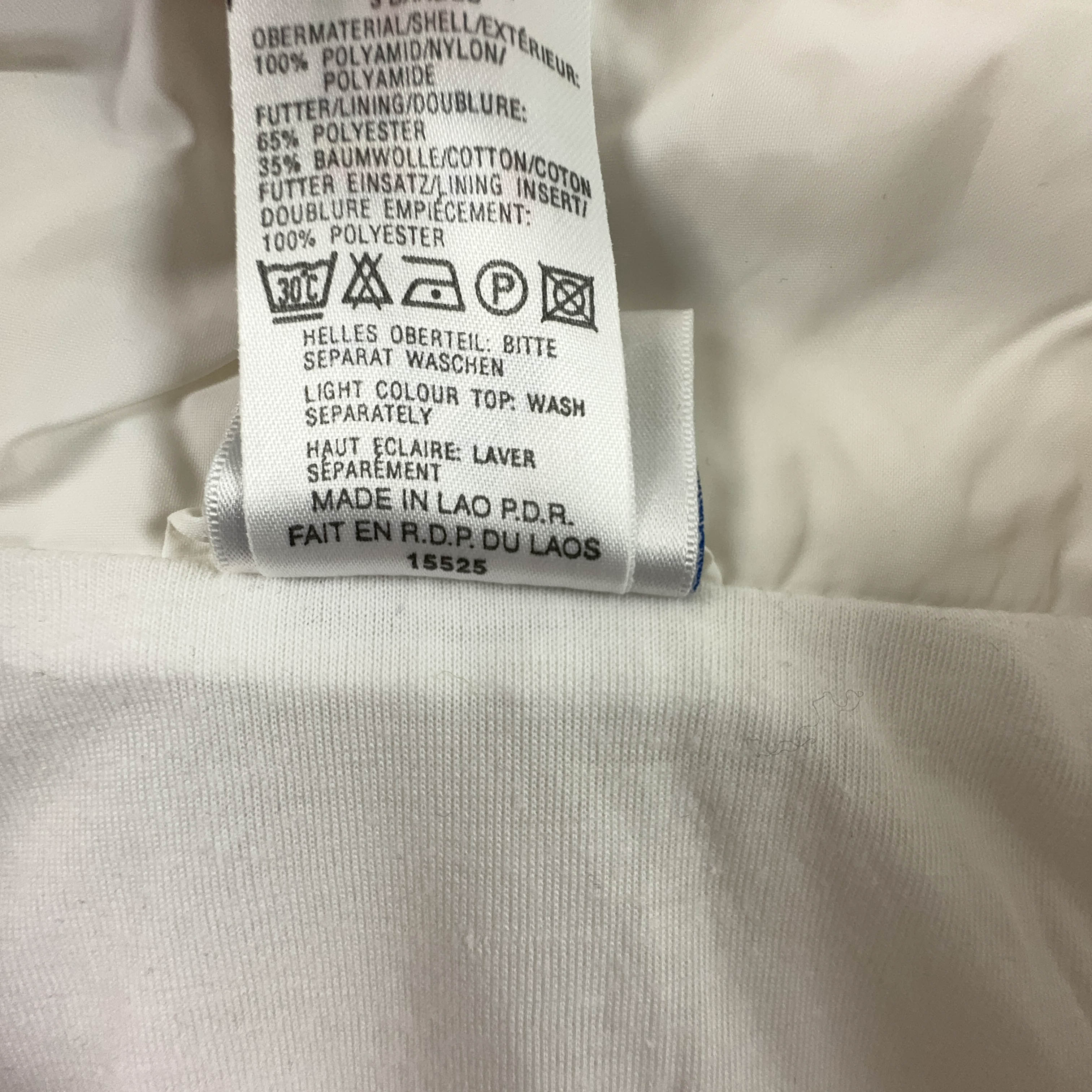 Giacca a vento Adidas Vintage tennis bianca con zip anni 90 - Taglia D8 F192 uomo